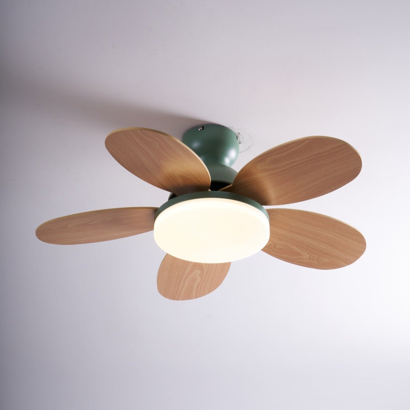 Liora Colorful Glass Kids Ceiling Fan Light - Blowlighting
