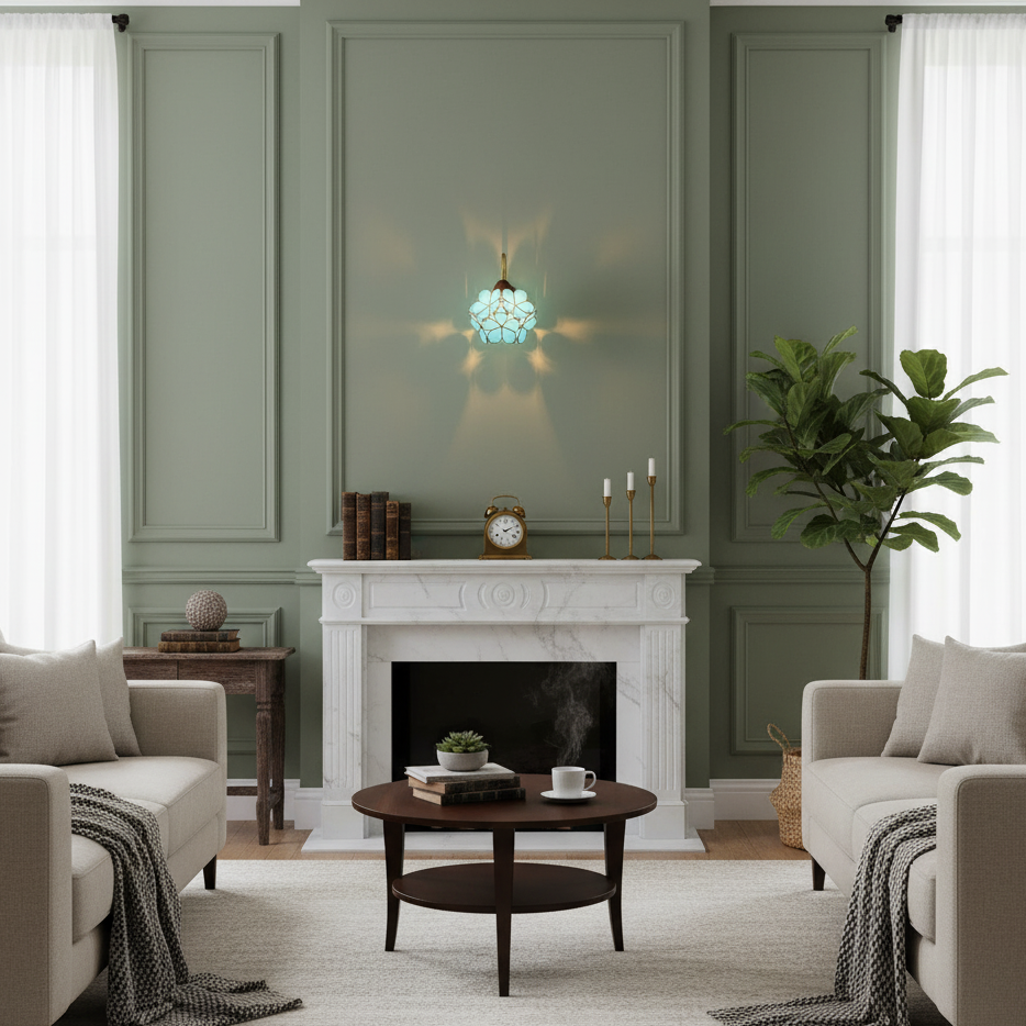 Auri Artistic Brass Wall Lamp