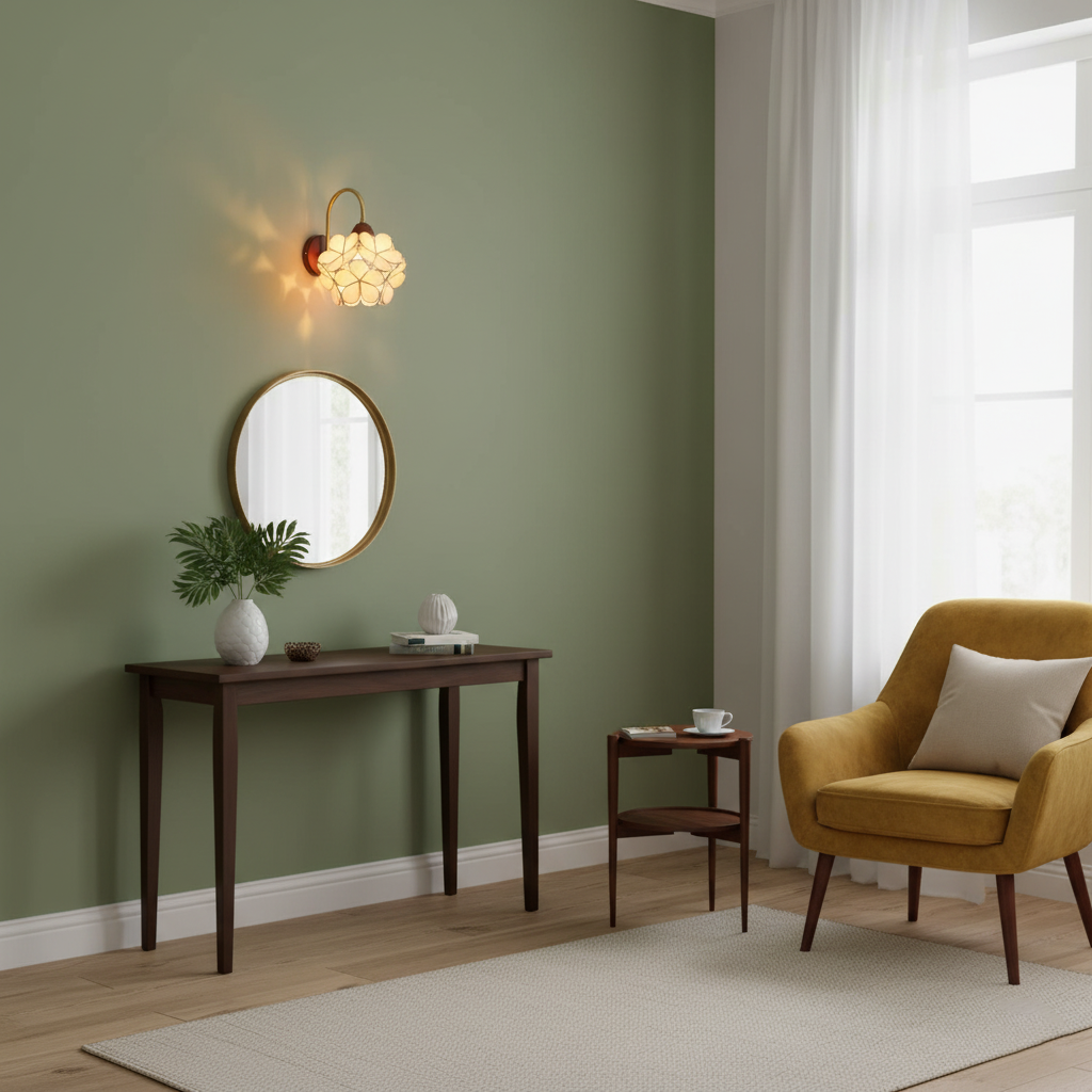 Auri Artistic Brass Wall Lamp