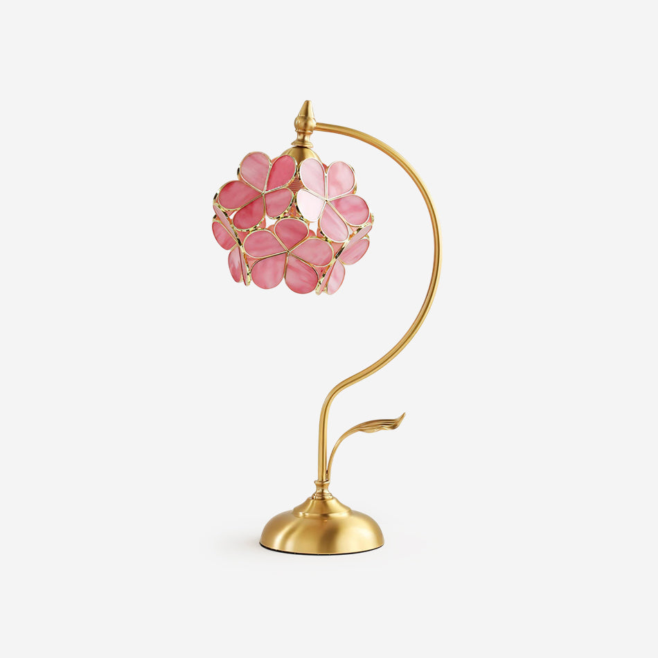 Floratura Elegant Glass Table Lamp