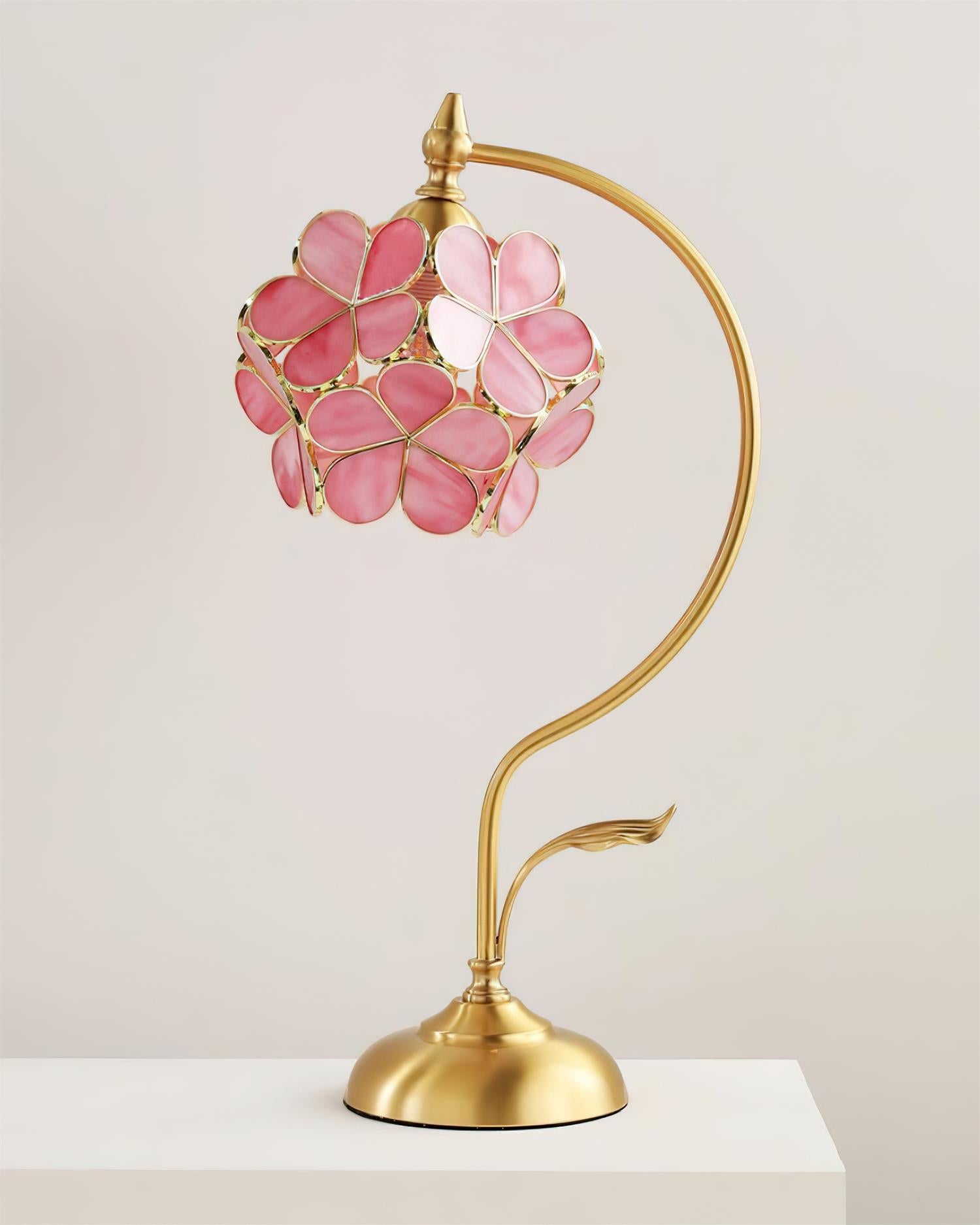 Floratura Elegant Glass Table Lamp