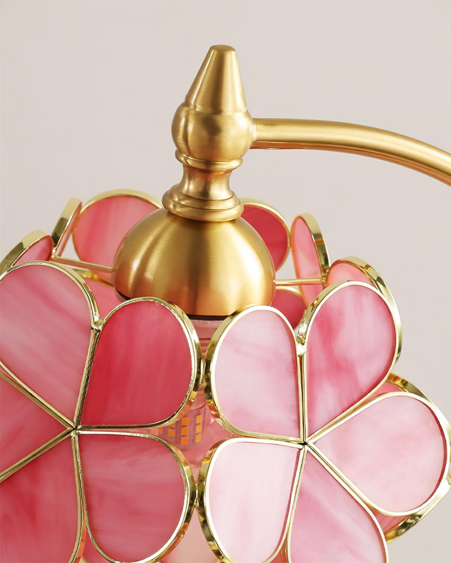 Floratura Elegant Glass Table Lamp