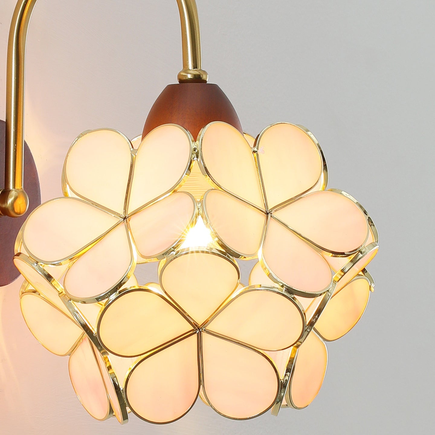 Auri Artistic Brass Wall Lamp