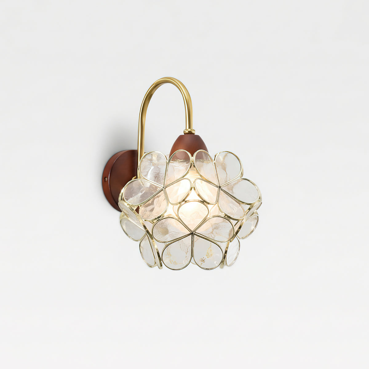 Auri Artistic Brass Wall Lamp