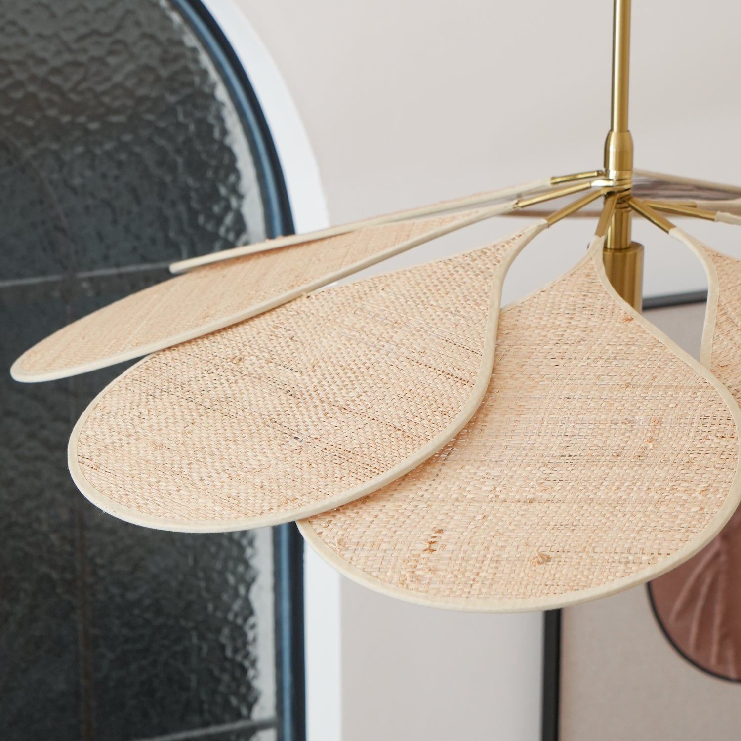 Petals Bloom Rattan Pendant Lamp - Blowlighting