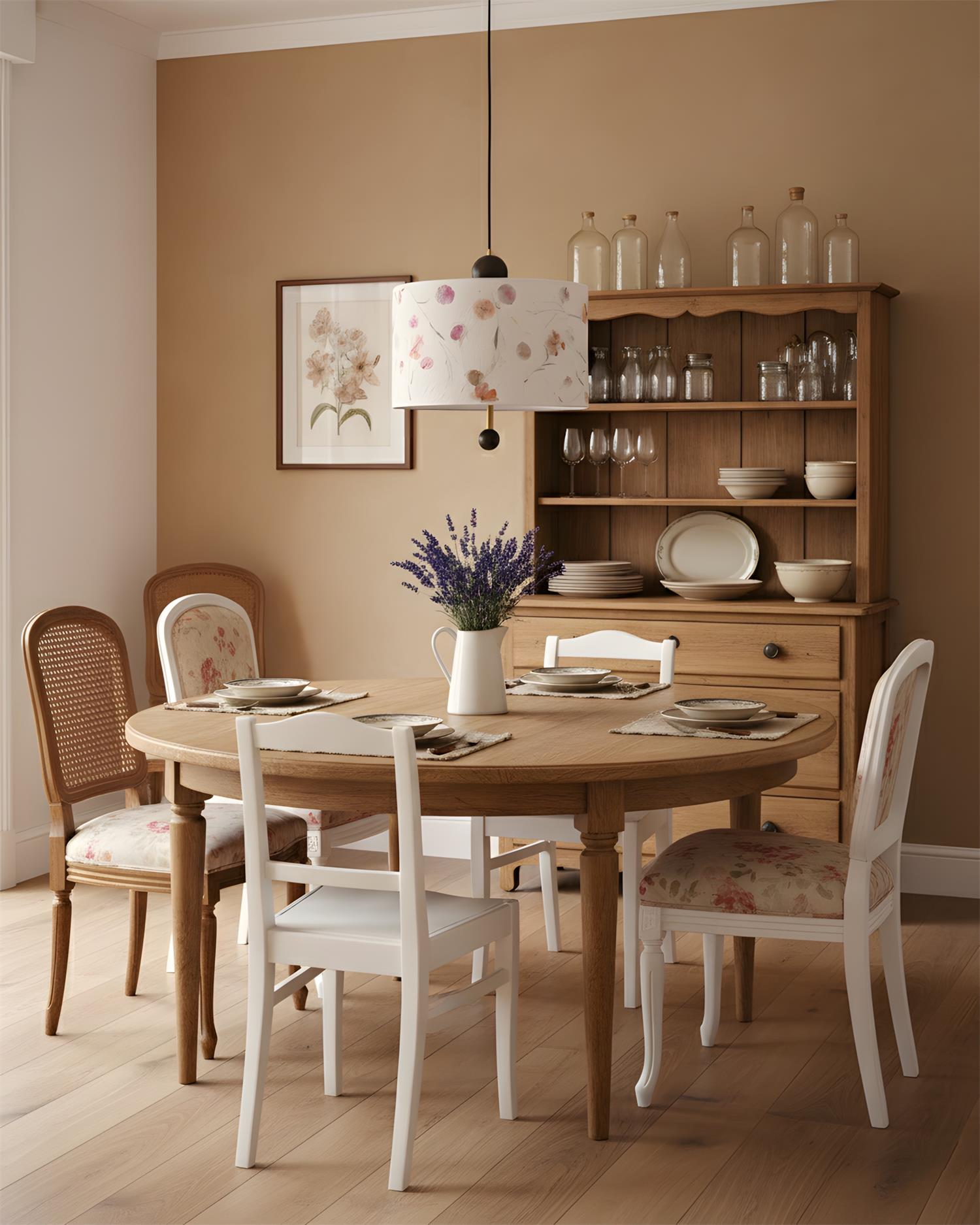 Petalune Vintage Acrylic Pendant Light