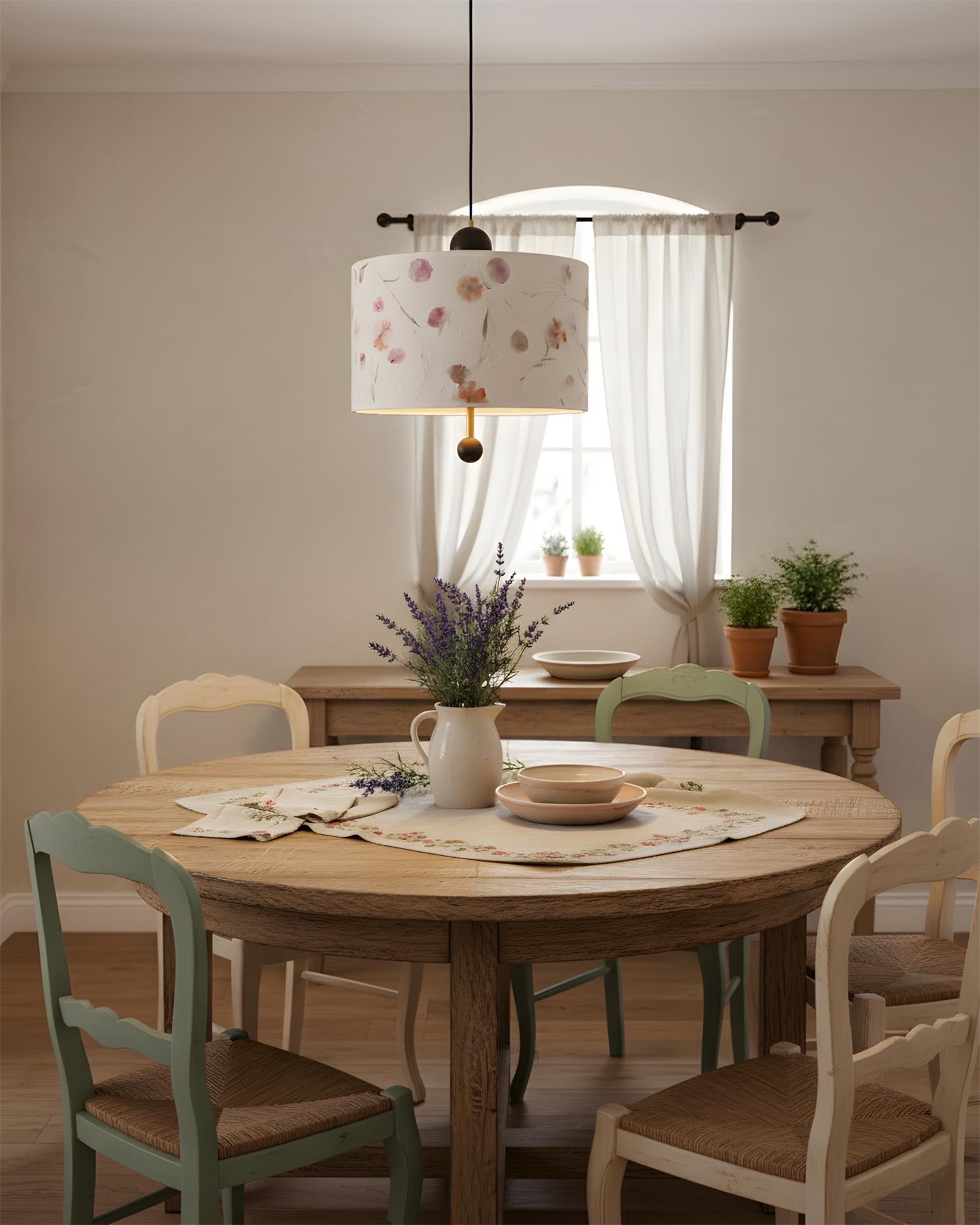 Petalune Vintage Acrylic Pendant Light