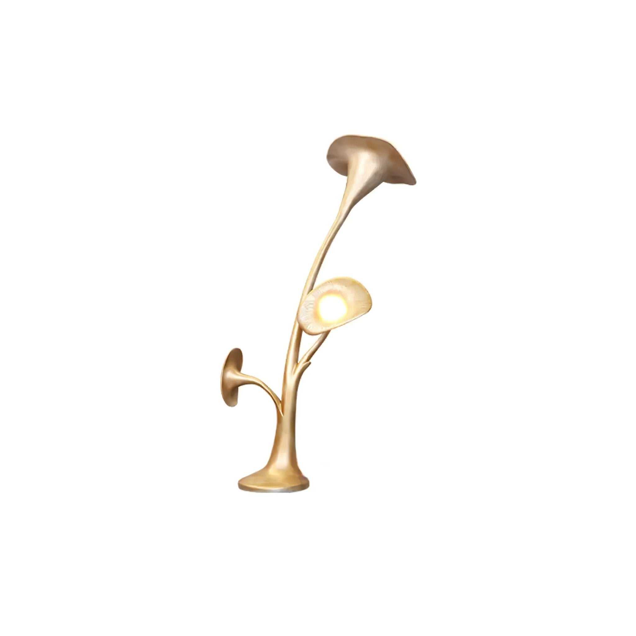 Esole Floral Brass Floor Lamp - Blowlighting