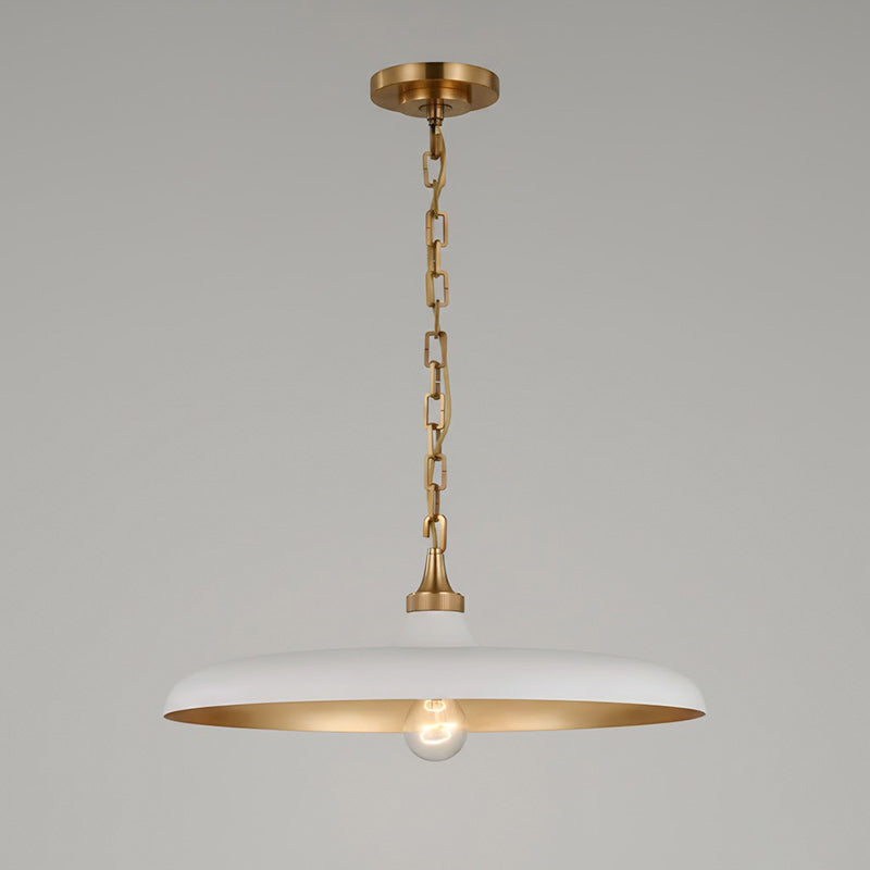 Piatto Modern Brass Pendant Light