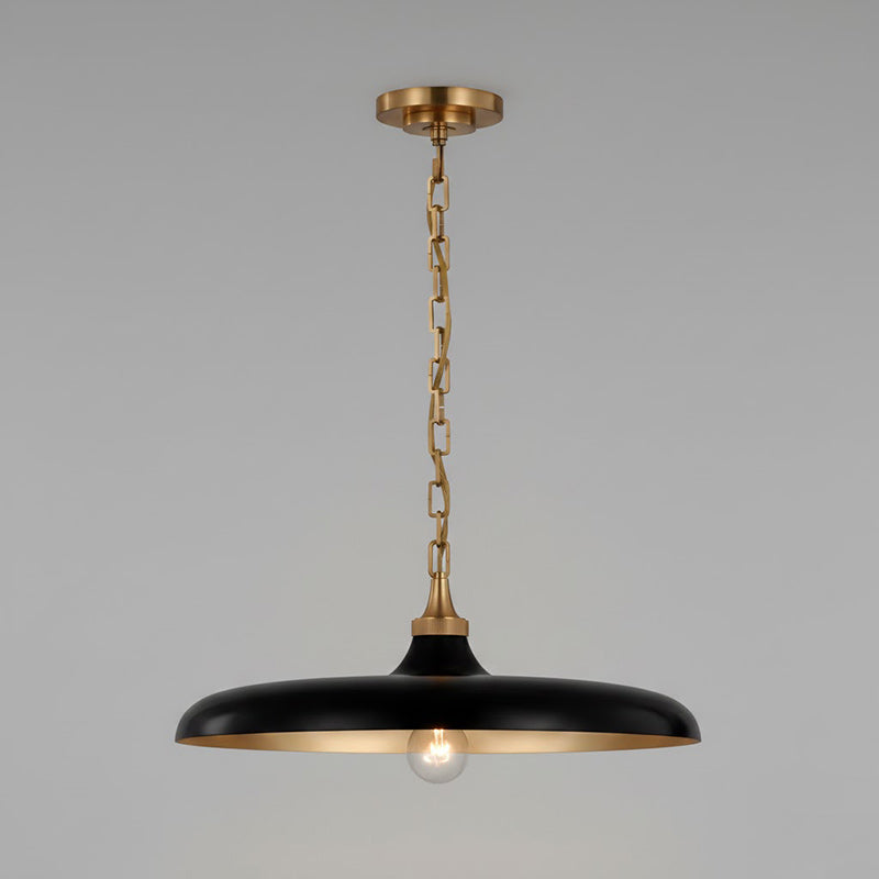 Piatto Modern Brass Pendant Light