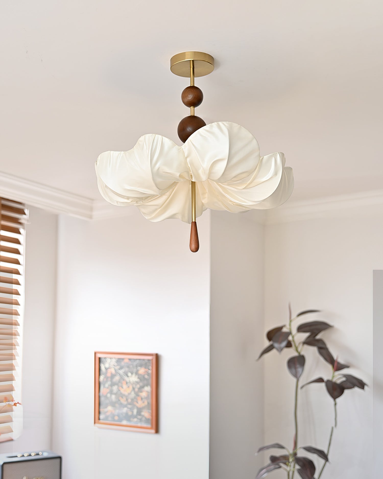 Pinctada Oriental Fabric Ceiling Light