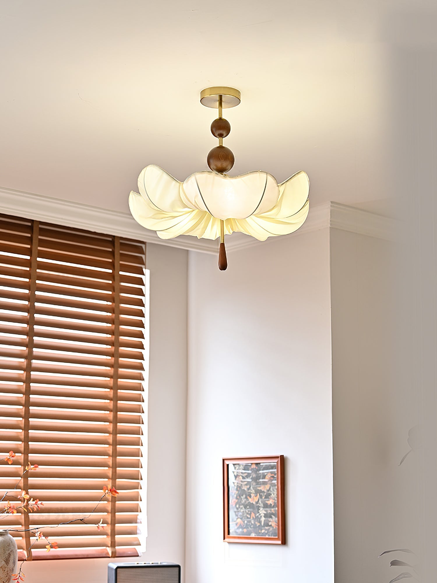 Pinctada Oriental Fabric Ceiling Light