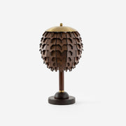 Pinecone Organic Wood Table Light