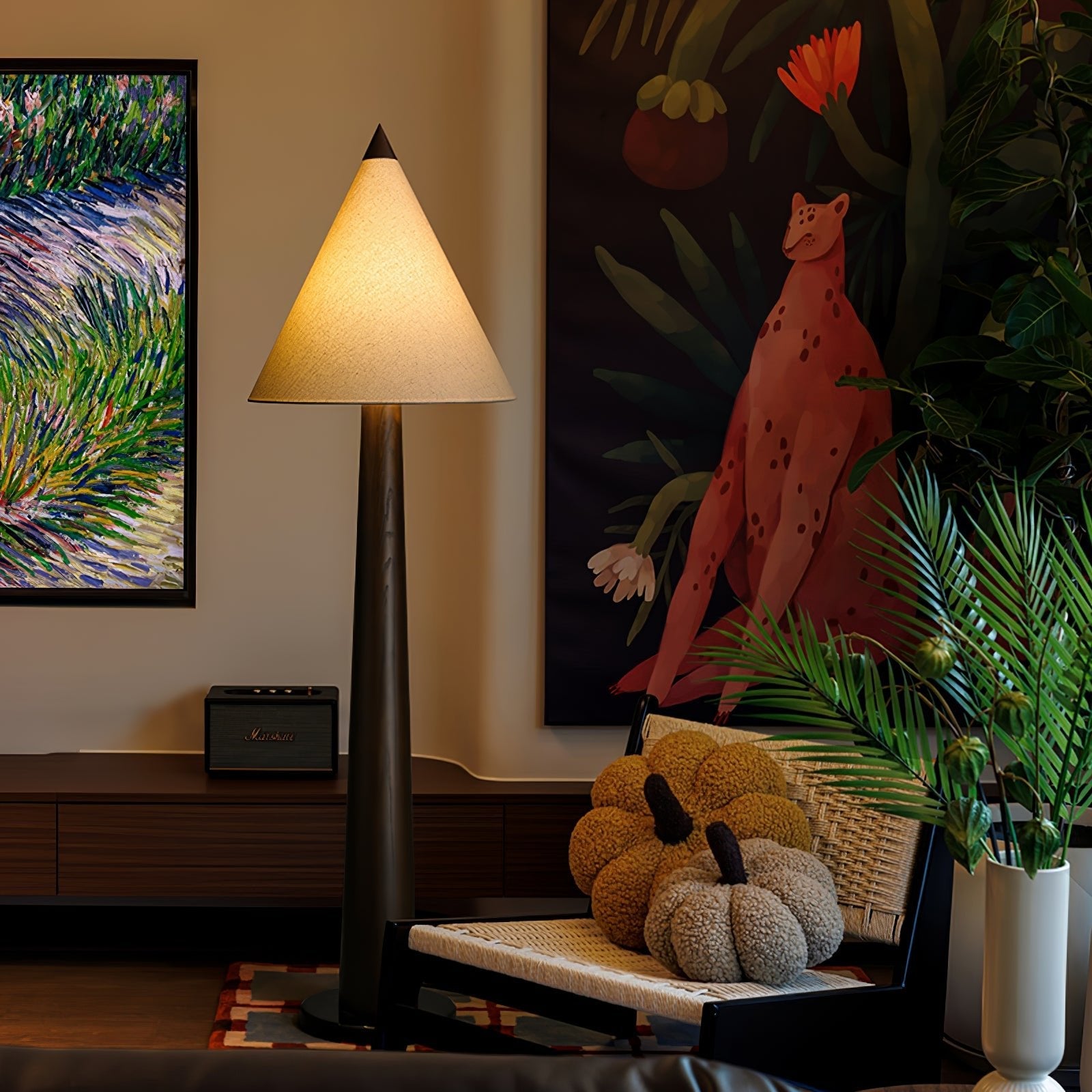 Lincoln Modern Metal Floor Lamp - Blowlighting