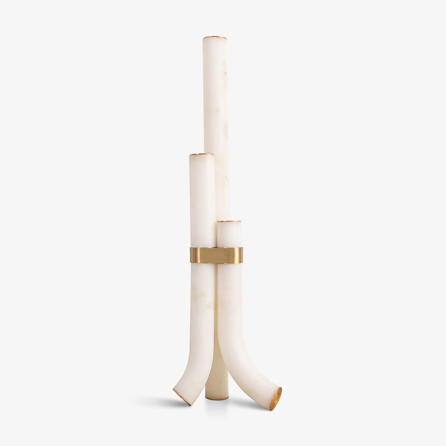 Orion Alabaster Floor Lamp - Blowlighting