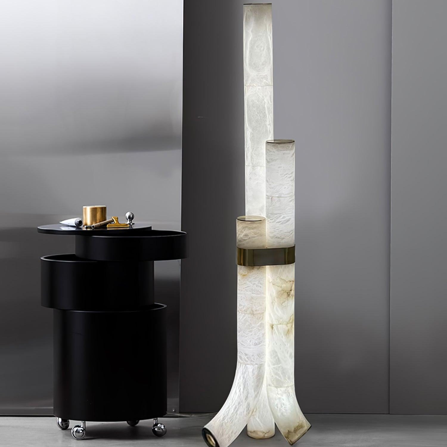 Orion Alabaster Floor Lamp - Blowlighting