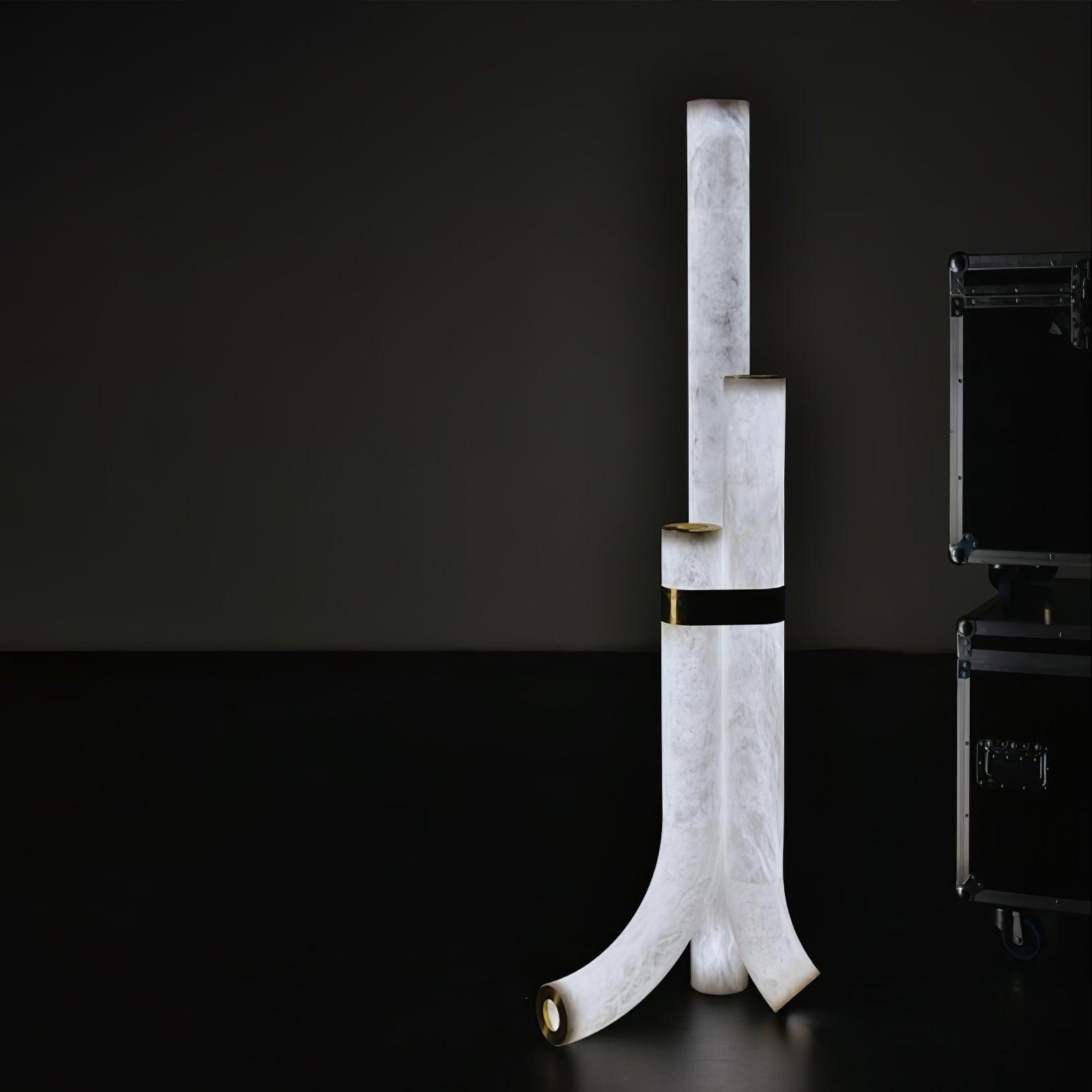 Orion Alabaster Floor Lamp - Blowlighting
