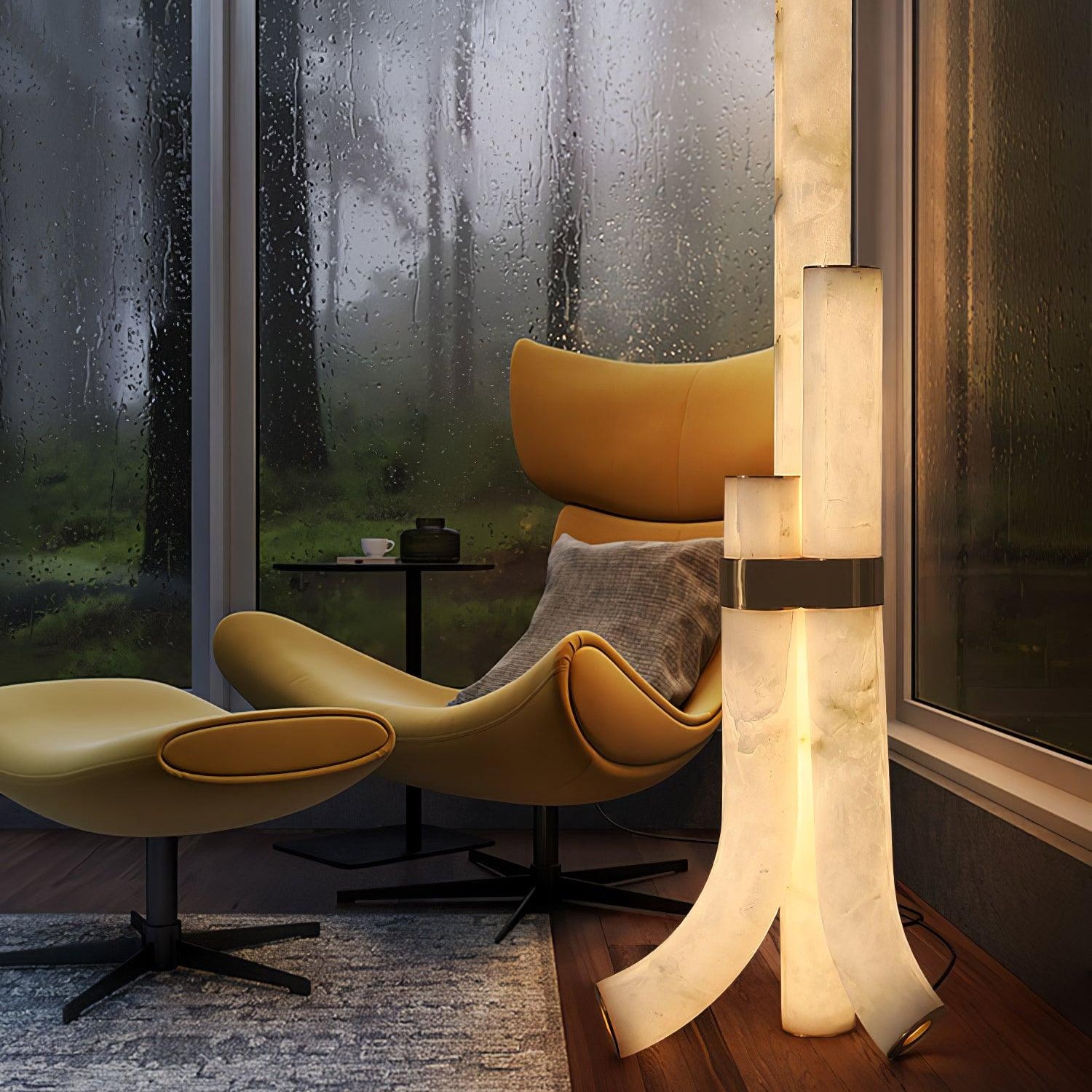 Orion Alabaster Floor Lamp - Blowlighting