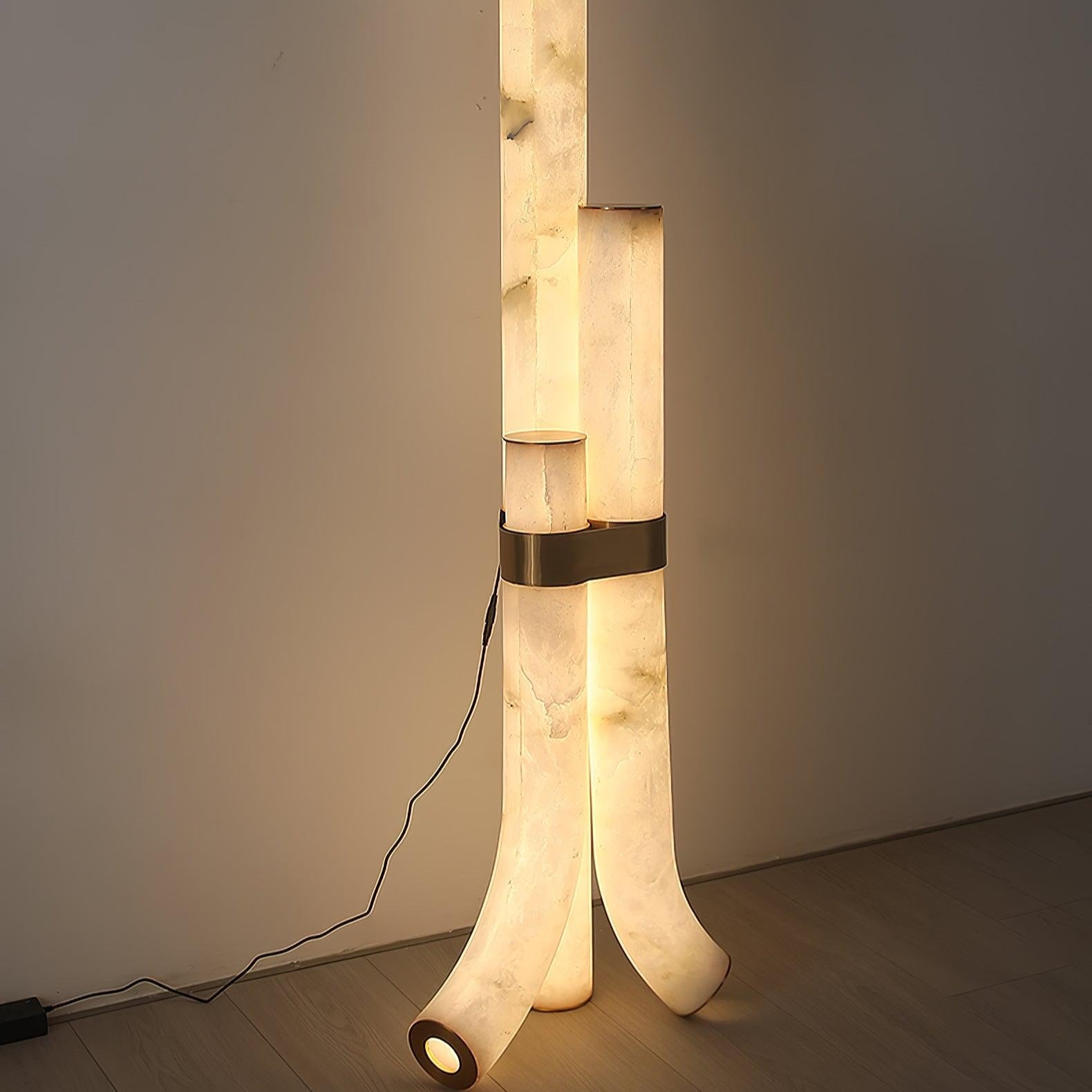 Orion Alabaster Floor Lamp - Blowlighting