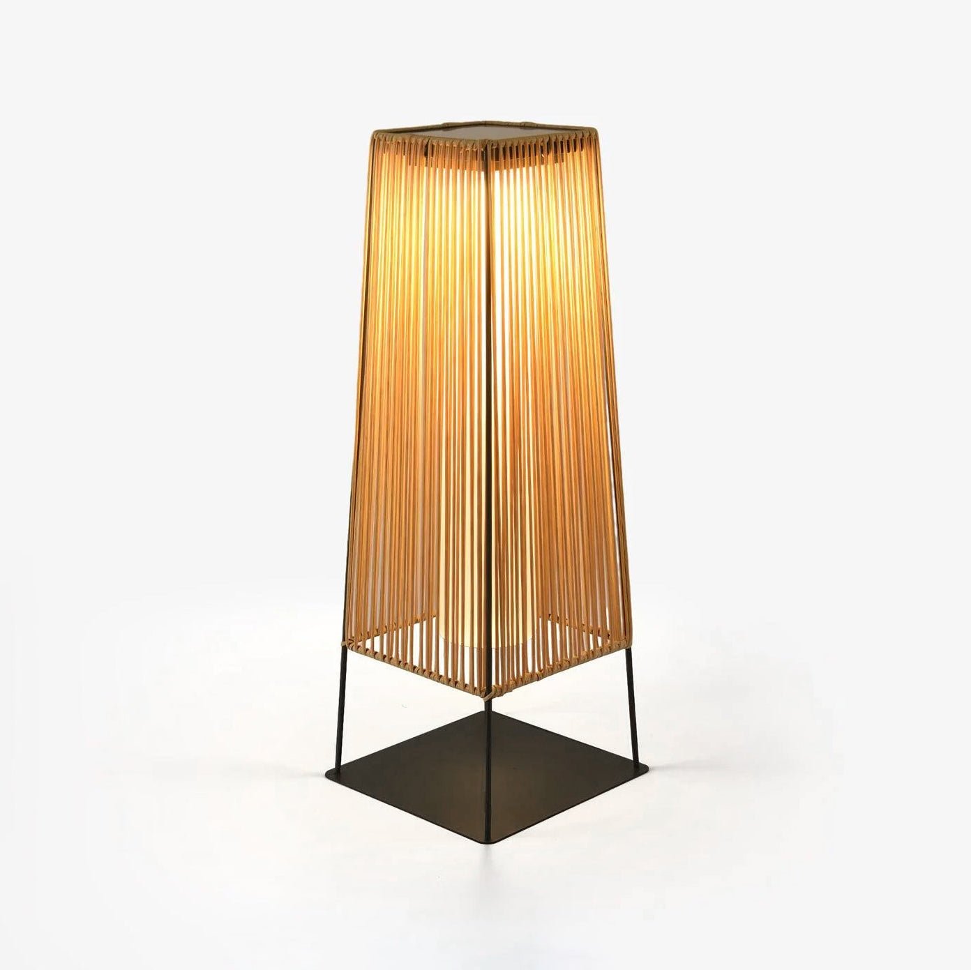 Plastic Rattan Outdoor Post Light - Blowlighting