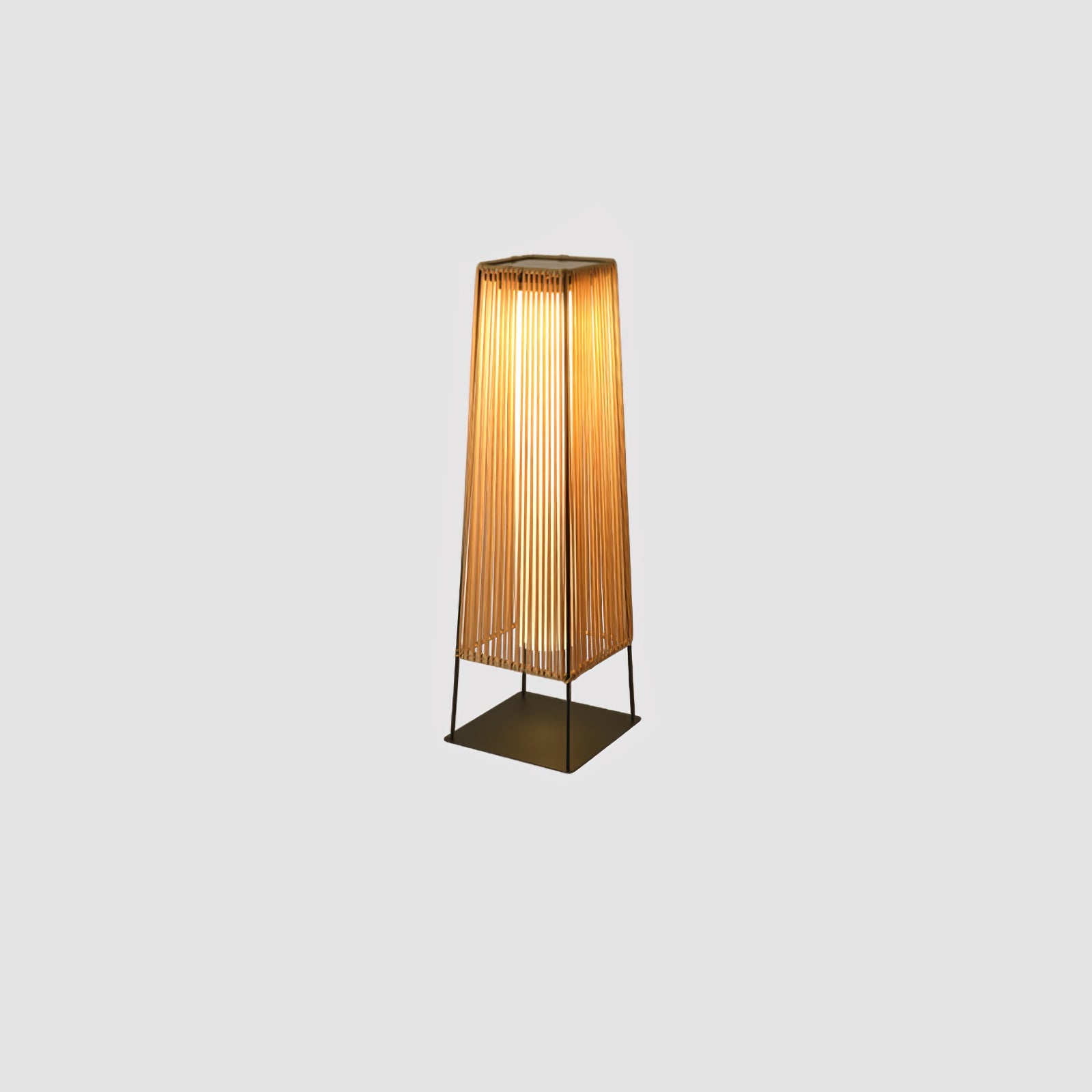 Plastic Rattan Outdoor Post Light - Blowlighting