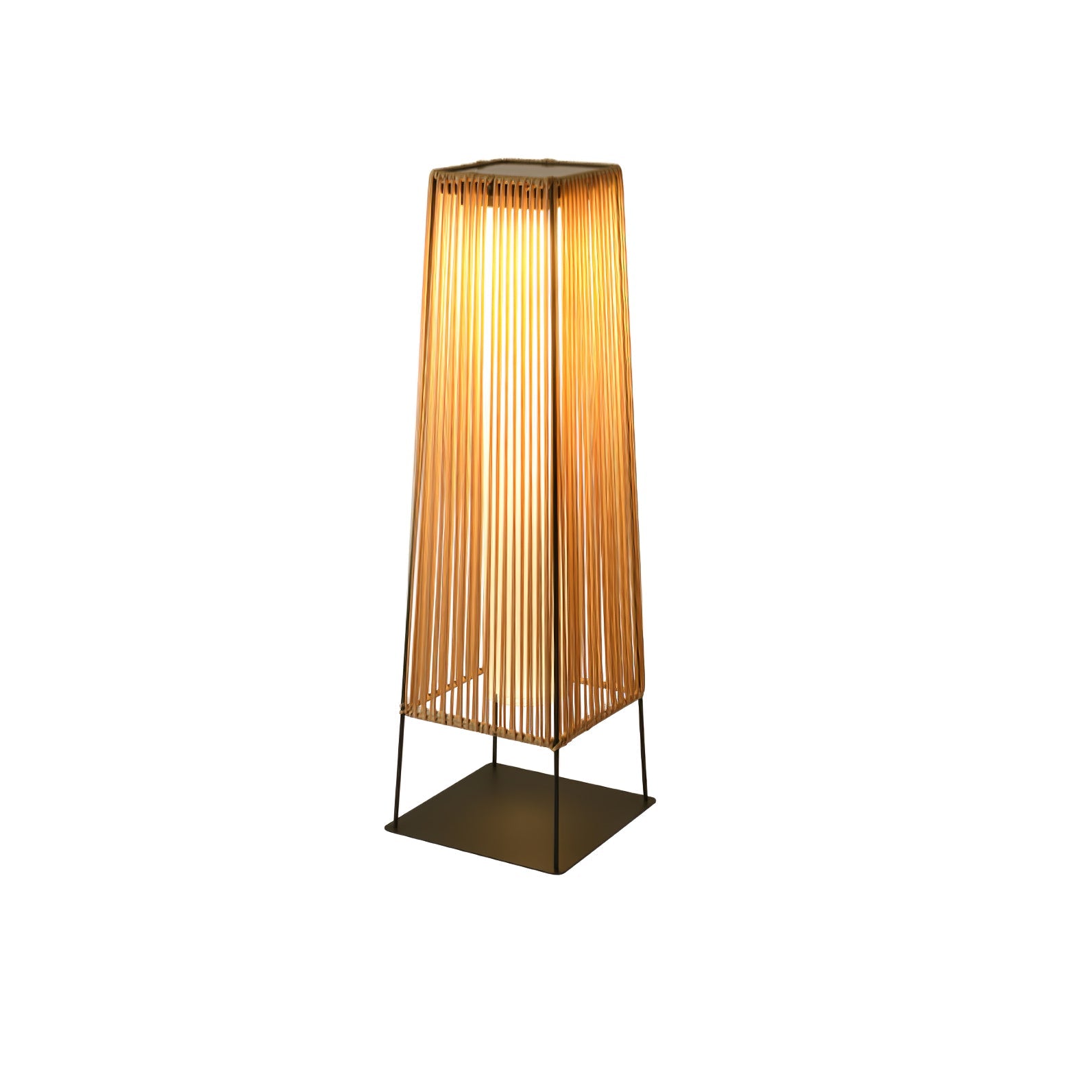 Plastic Rattan Outdoor Post Light - Blowlighting
