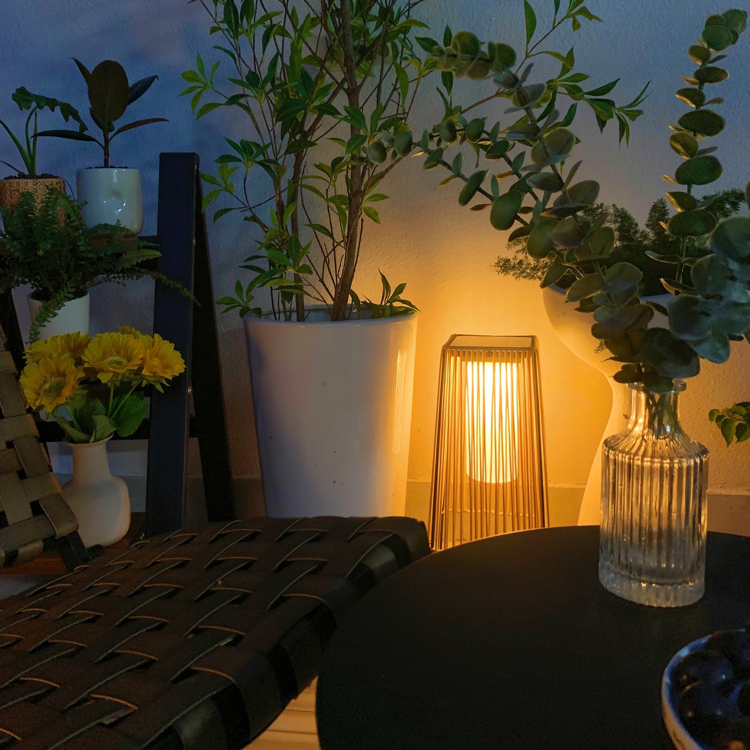 Plastic Rattan Outdoor Post Light - Blowlighting