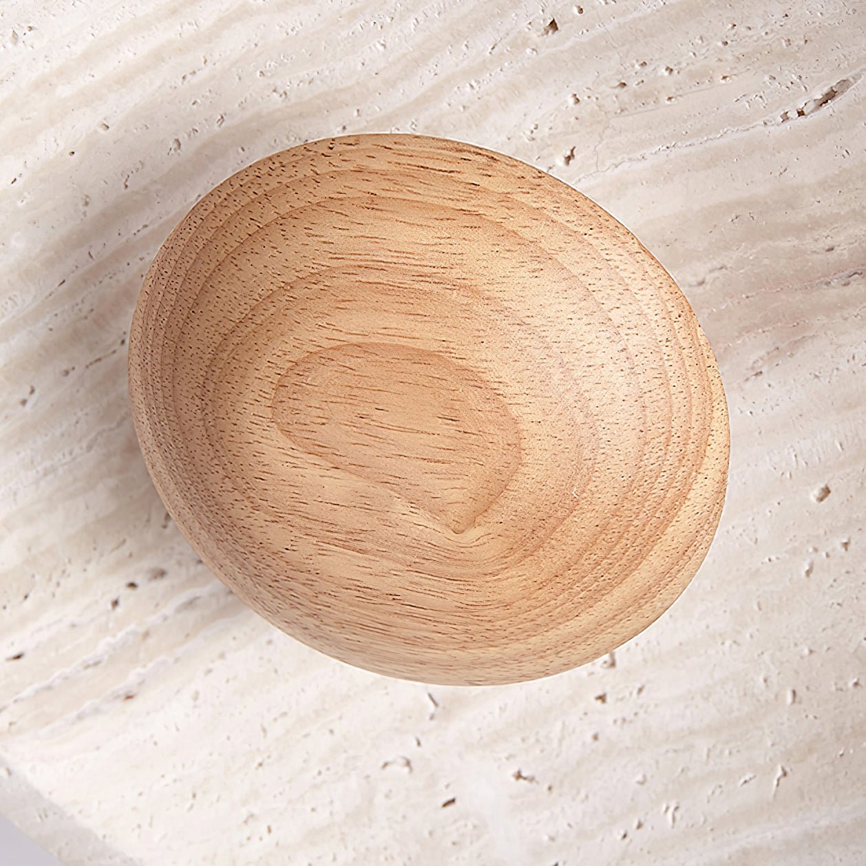Zodore Wide-Brim Travertine Pendant Light - Blowlighting