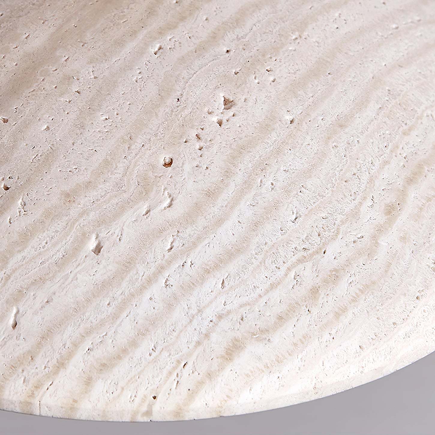 Zodore Wide-Brim Travertine Pendant Light - Blowlighting