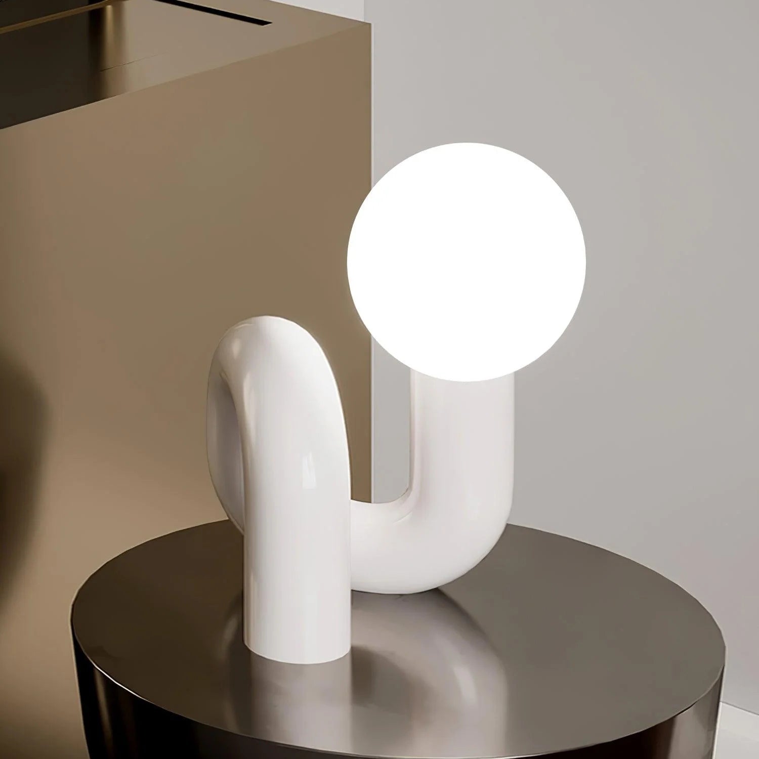Playful N Shape Table Lamp - Blowlighting
