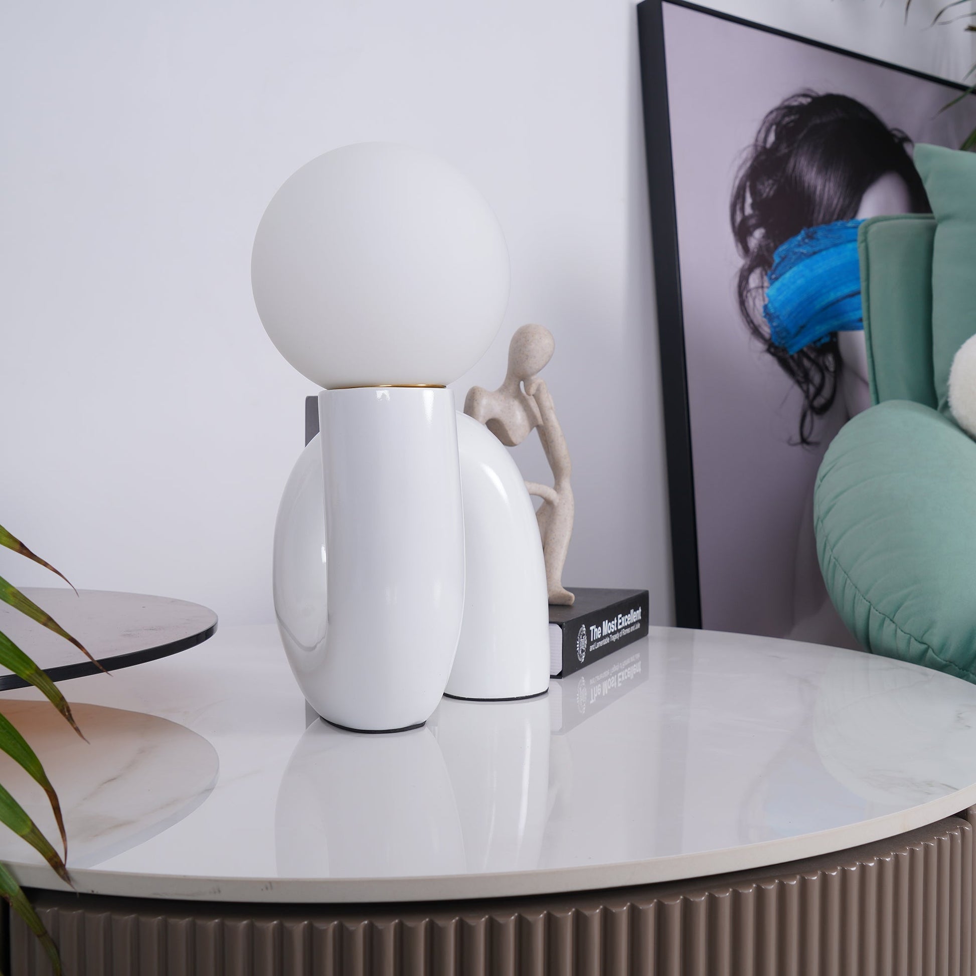 Playful N Shape Table Lamp - Blowlighting