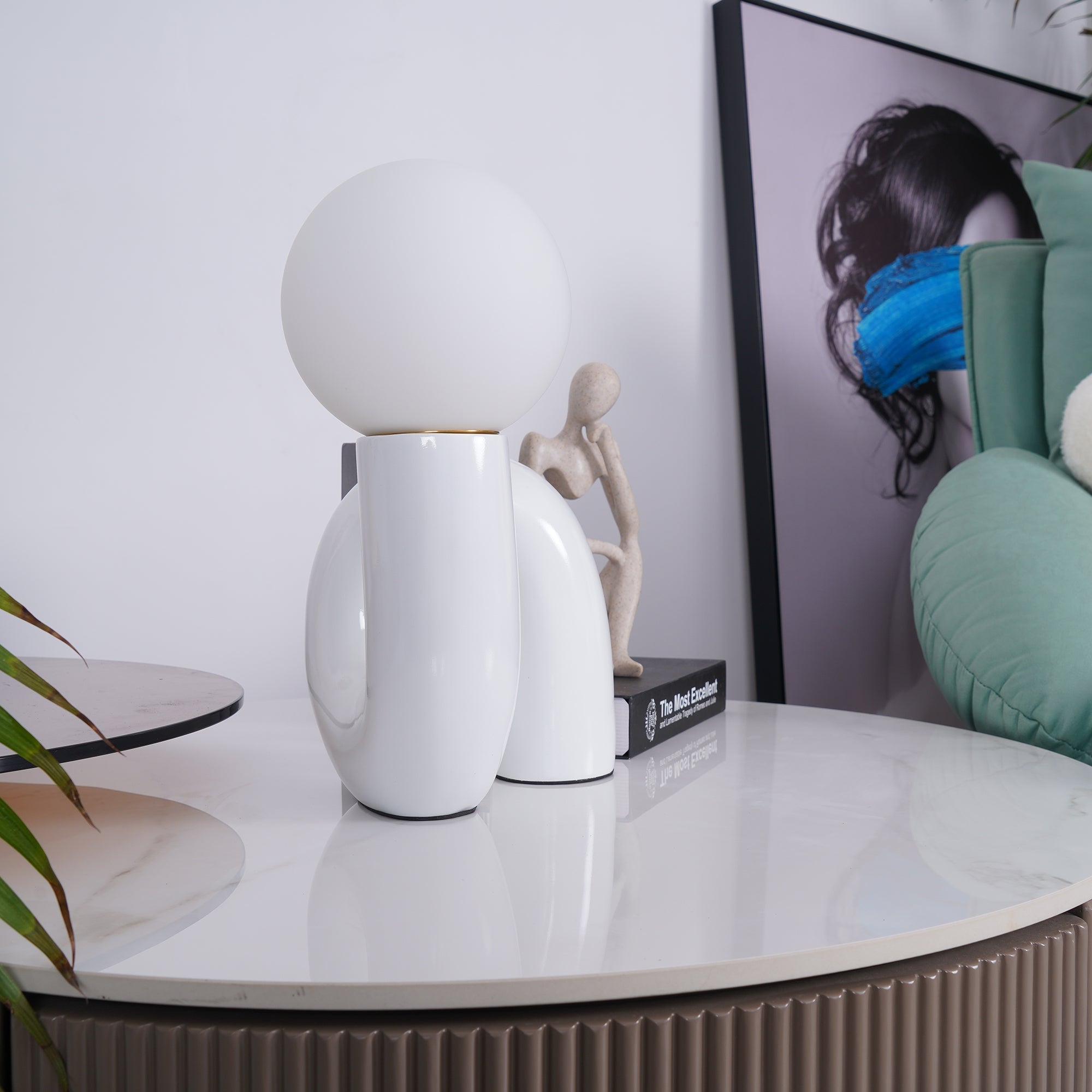 Playful N Shape Table Lamp - Blowlighting