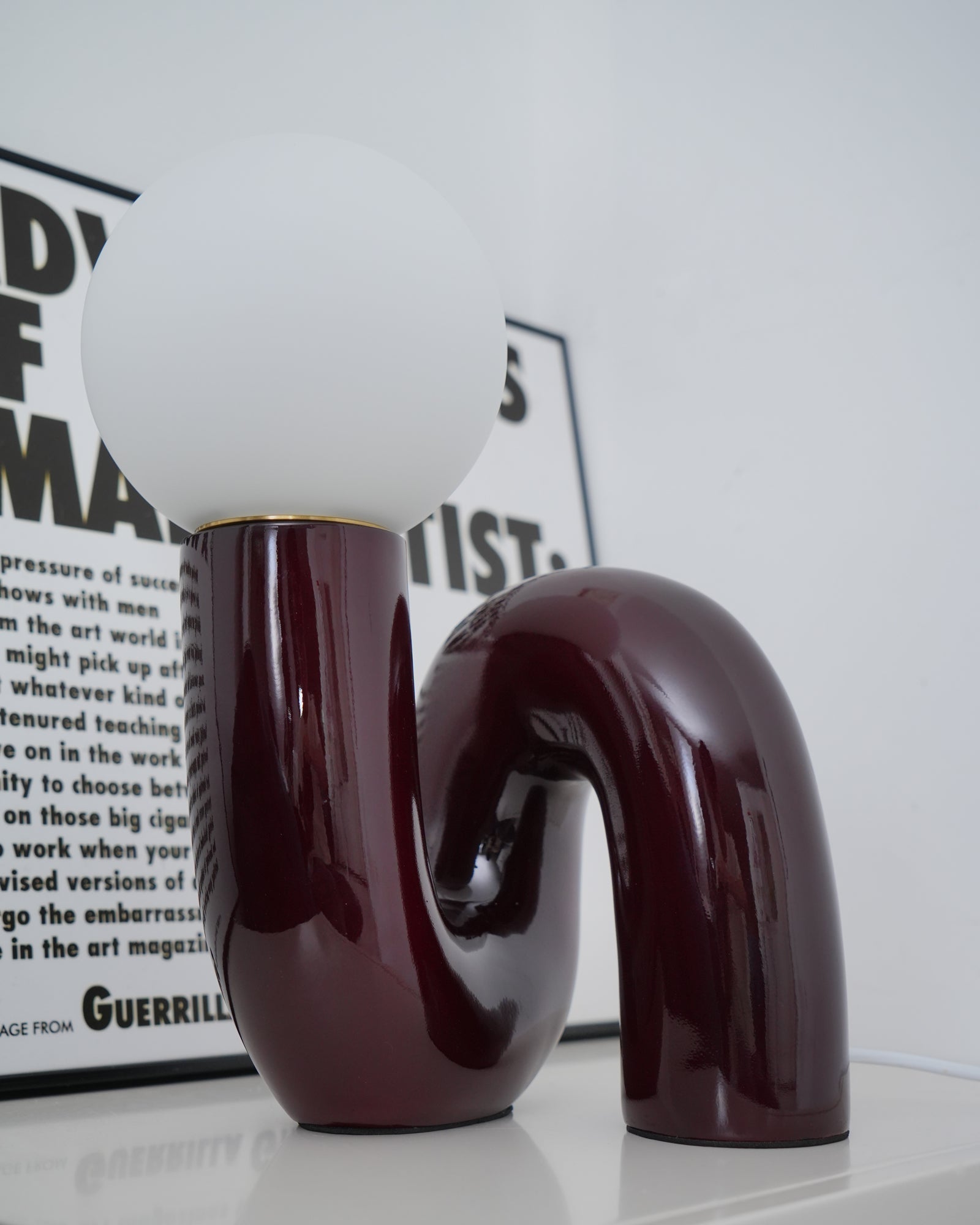 Playful N Shape Table Lamp - Blowlighting