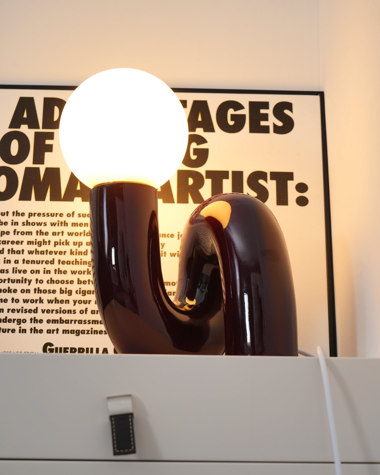 Playful N Shape Table Lamp - Blowlighting