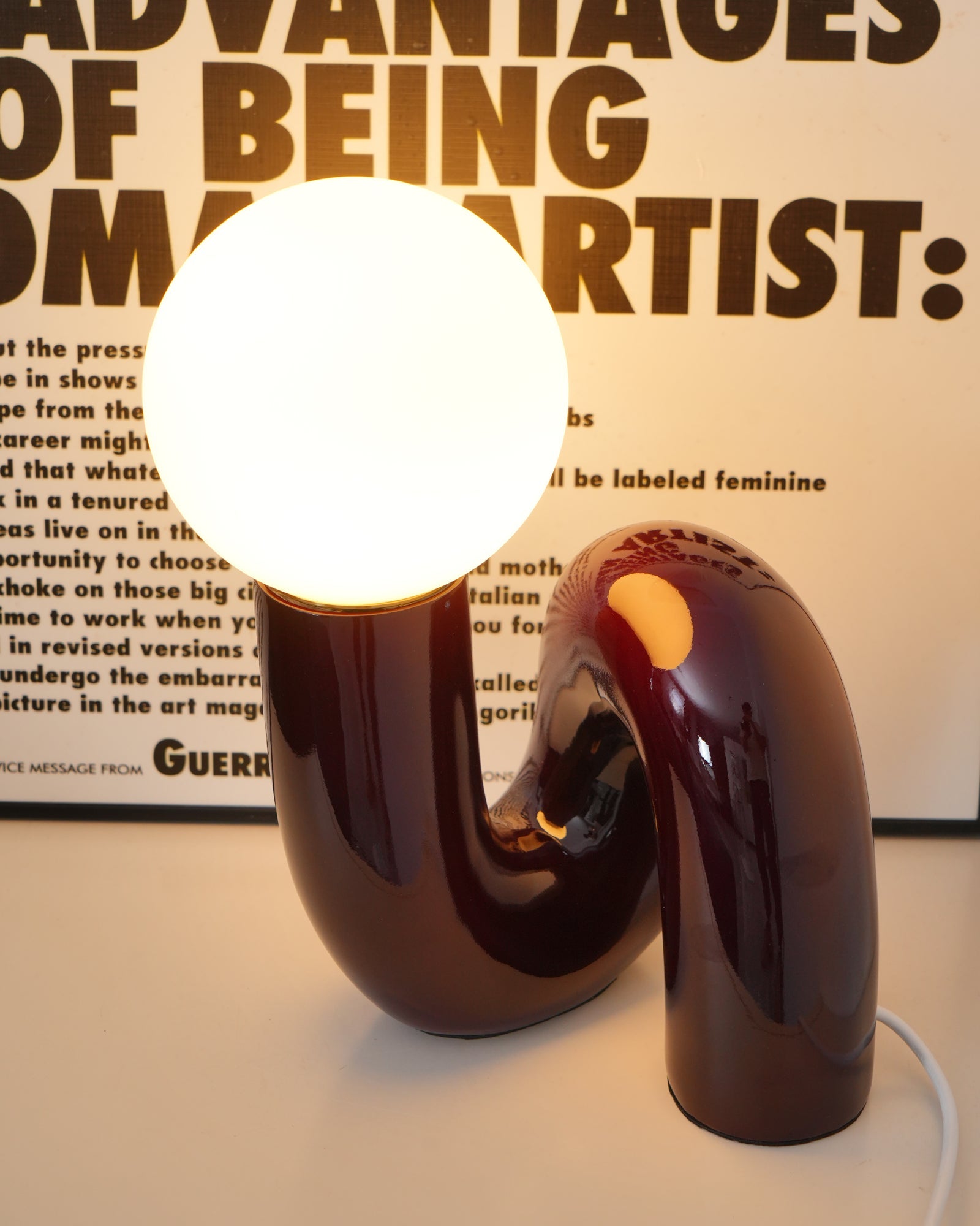 Playful N Shape Table Lamp - Blowlighting