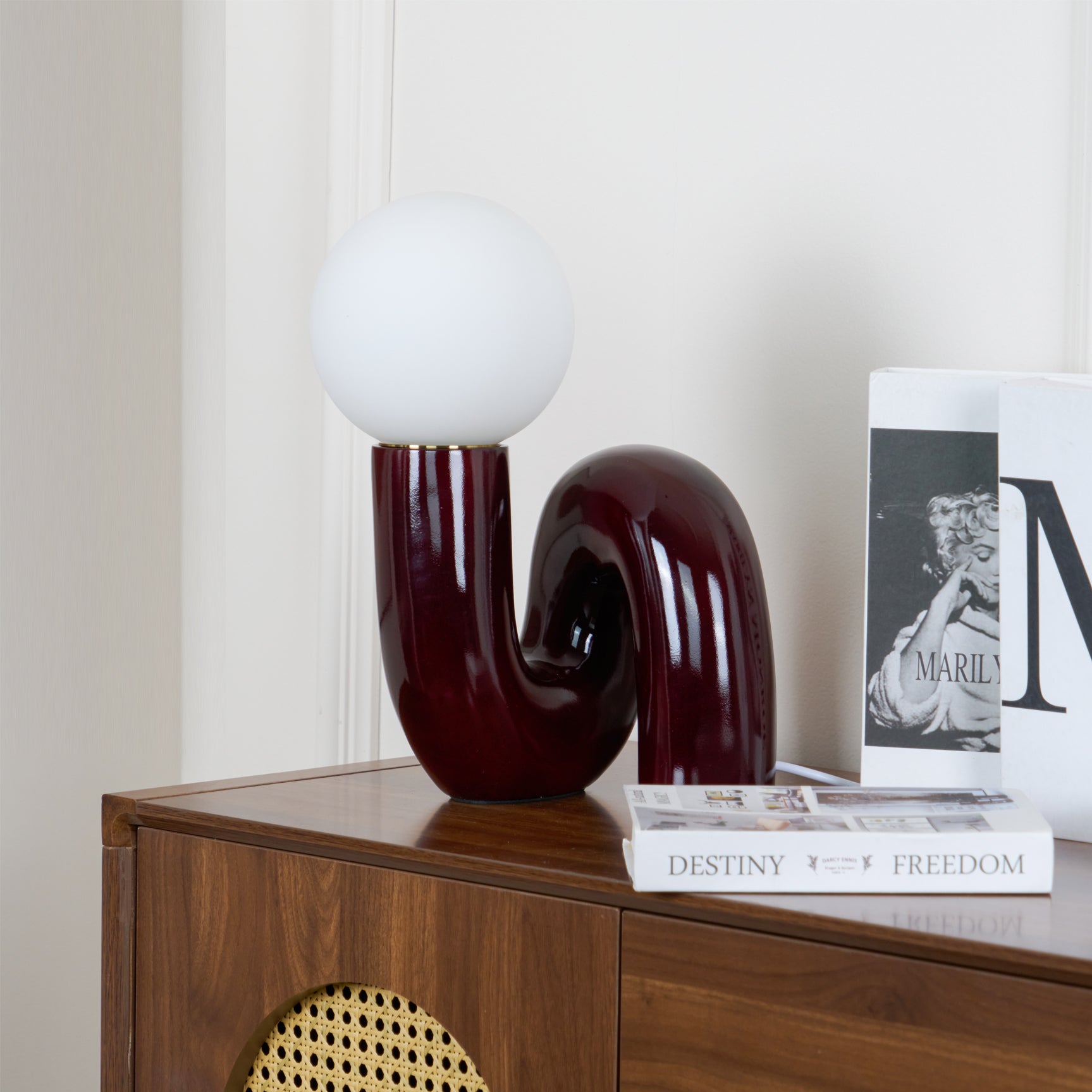 Playful N Shape Table Lamp - Blowlighting