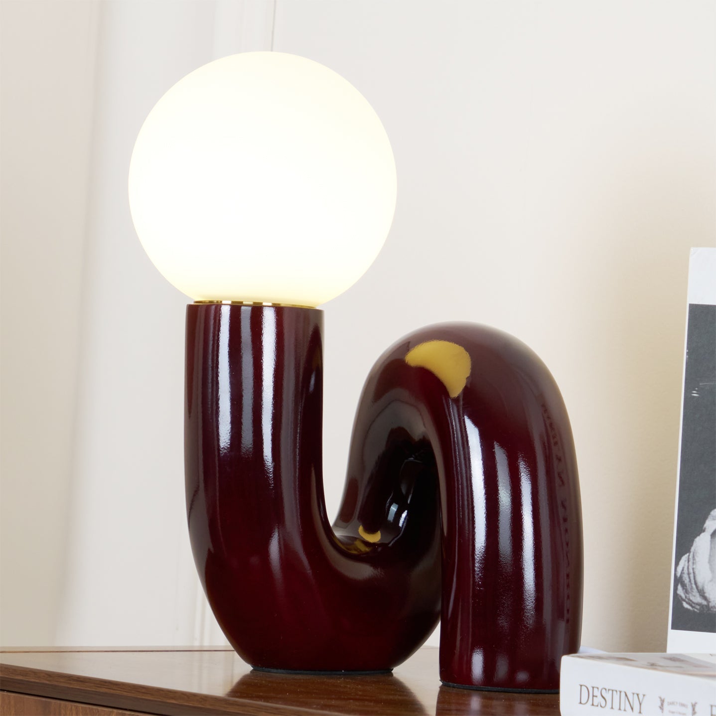 Playful N Shape Table Lamp - Blowlighting