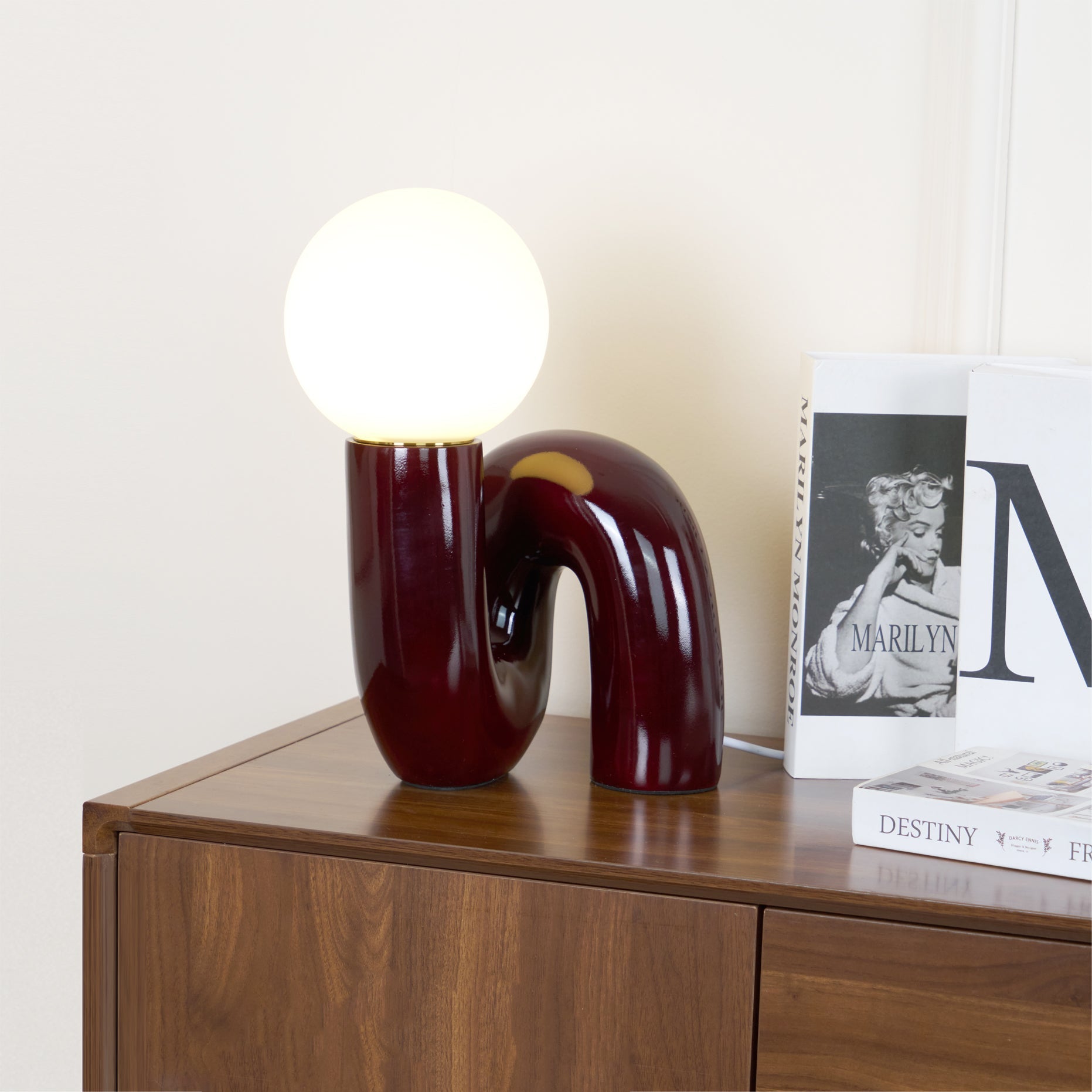 Playful N Shape Table Lamp - Blowlighting