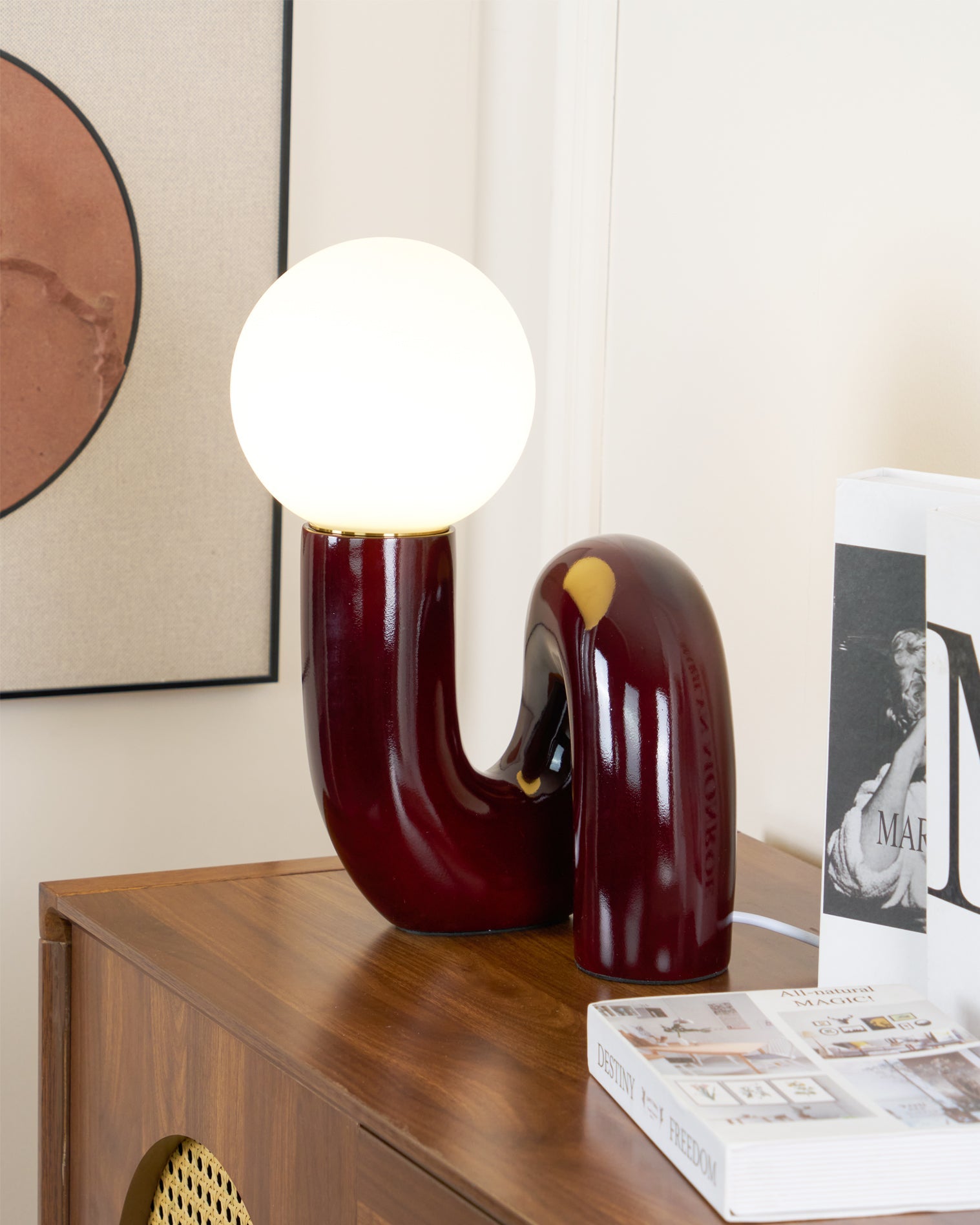 Playful N Shape Table Lamp - Blowlighting