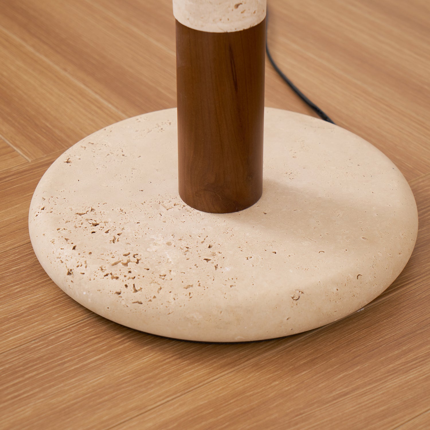 Calypso Modern Travertine Floor Light
