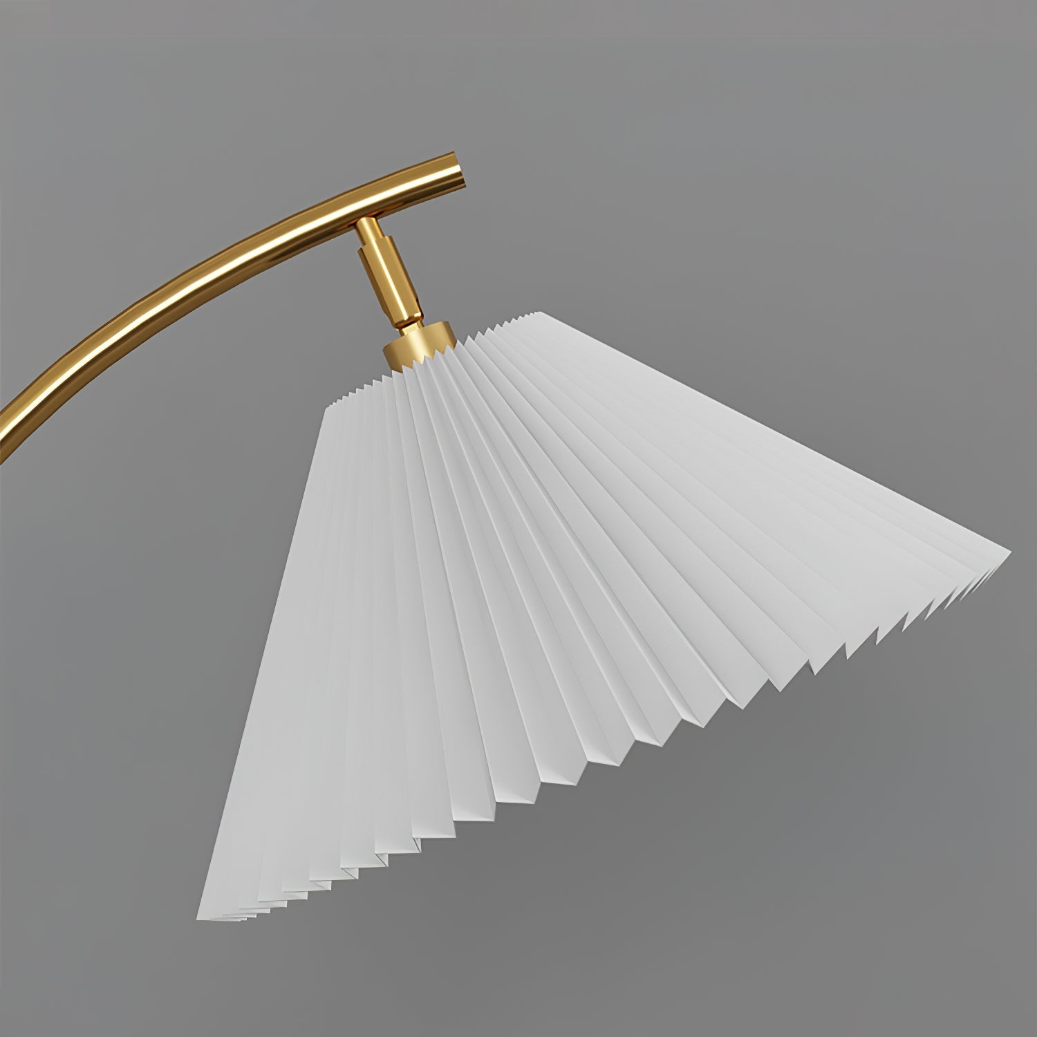 Pleated Arc Floor Light - Blowlighting