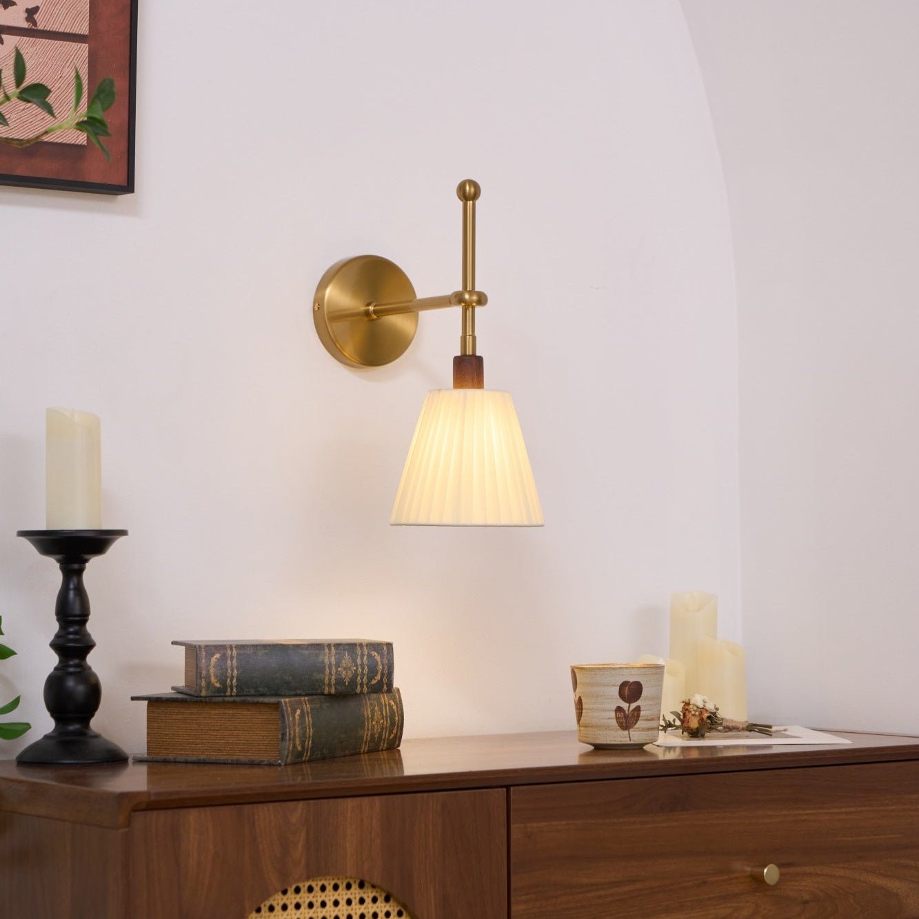 Pleated Fabric Wall Lamp - Blowlighting