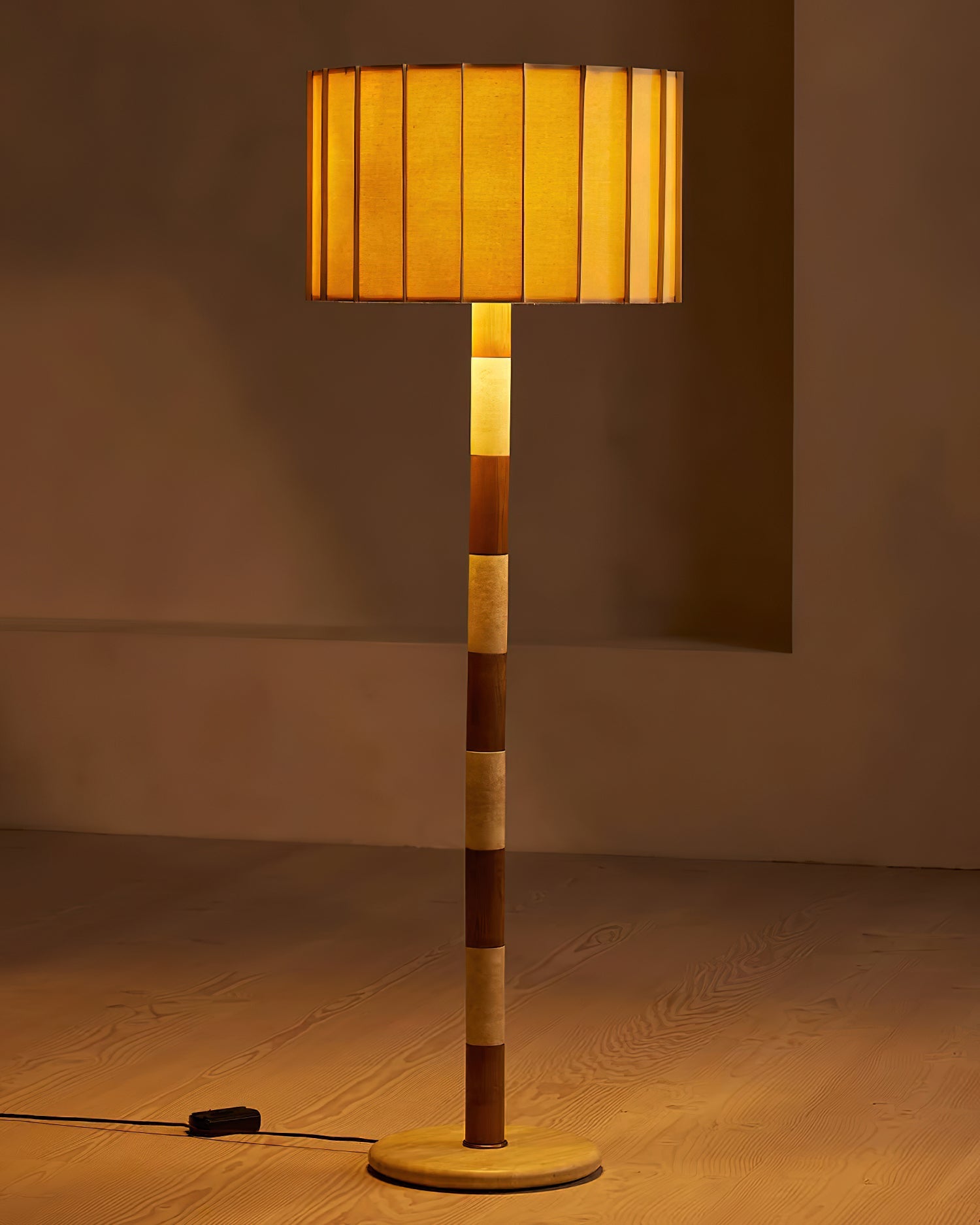 Calypso Modern Travertine Floor Light
