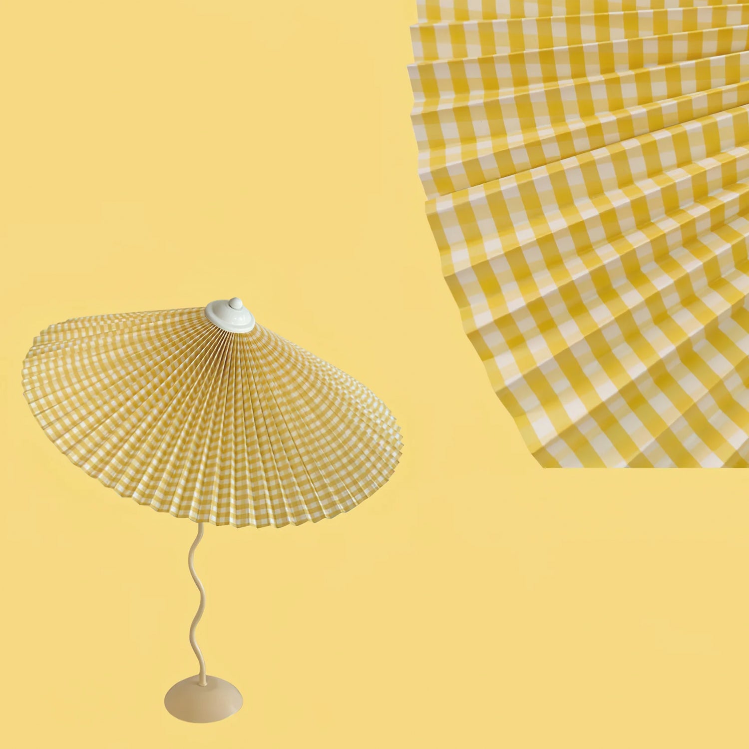Pleated Hat Table Lamp - Blowlighting