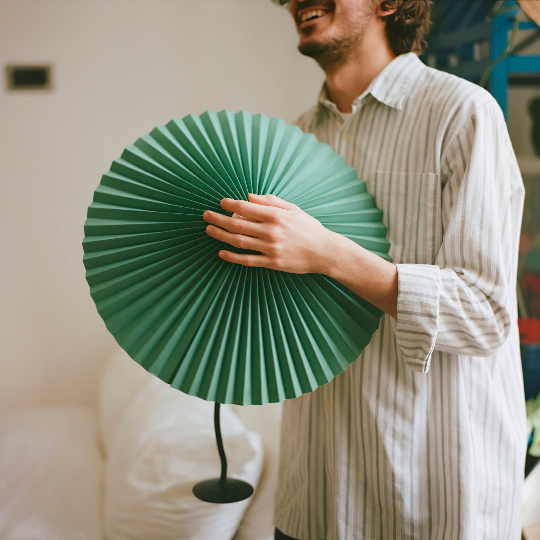 Pleated Hat Table Lamp - Blowlighting