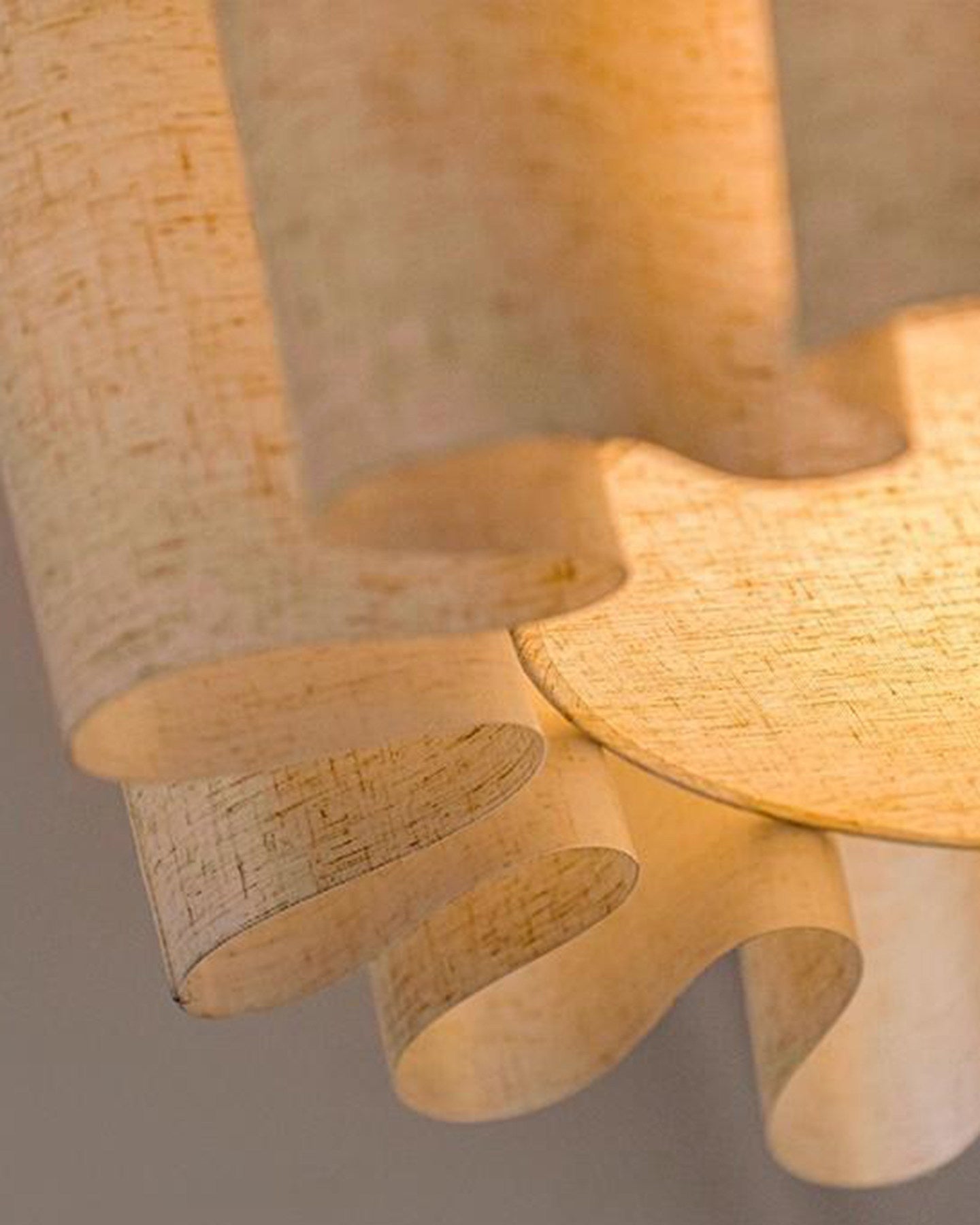 Pleora Modern Fabric Pendant Light