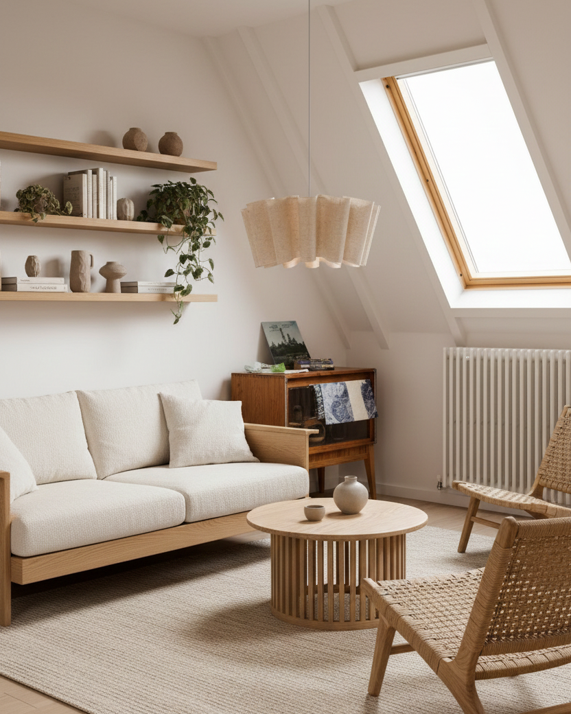 Pleora Modern Fabric Pendant Light