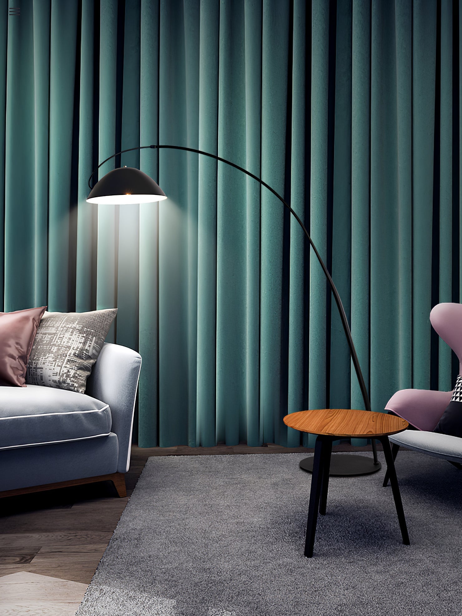 Verse Arc Floor Lamp - Blowlighting