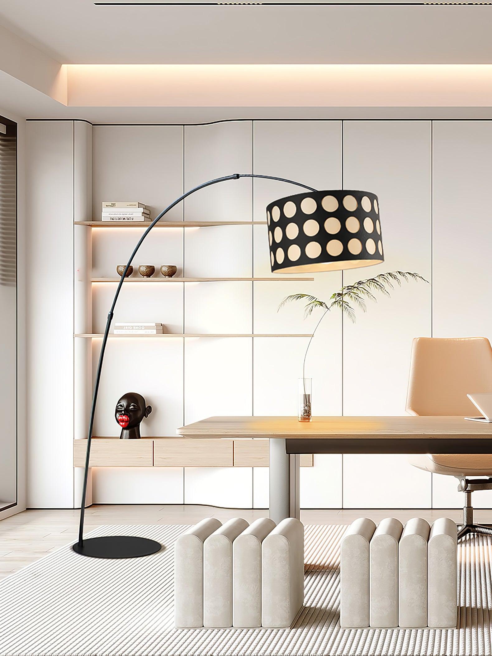 Avmirion Noir Arc Floor Lamp - Blowlighting