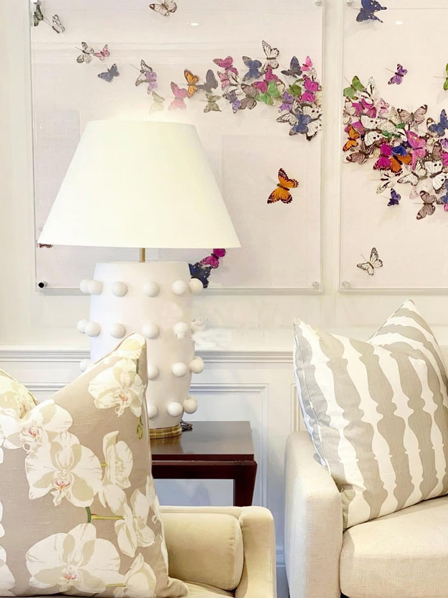 Polka Dot Porcelain Table Lamp - Blowlighting